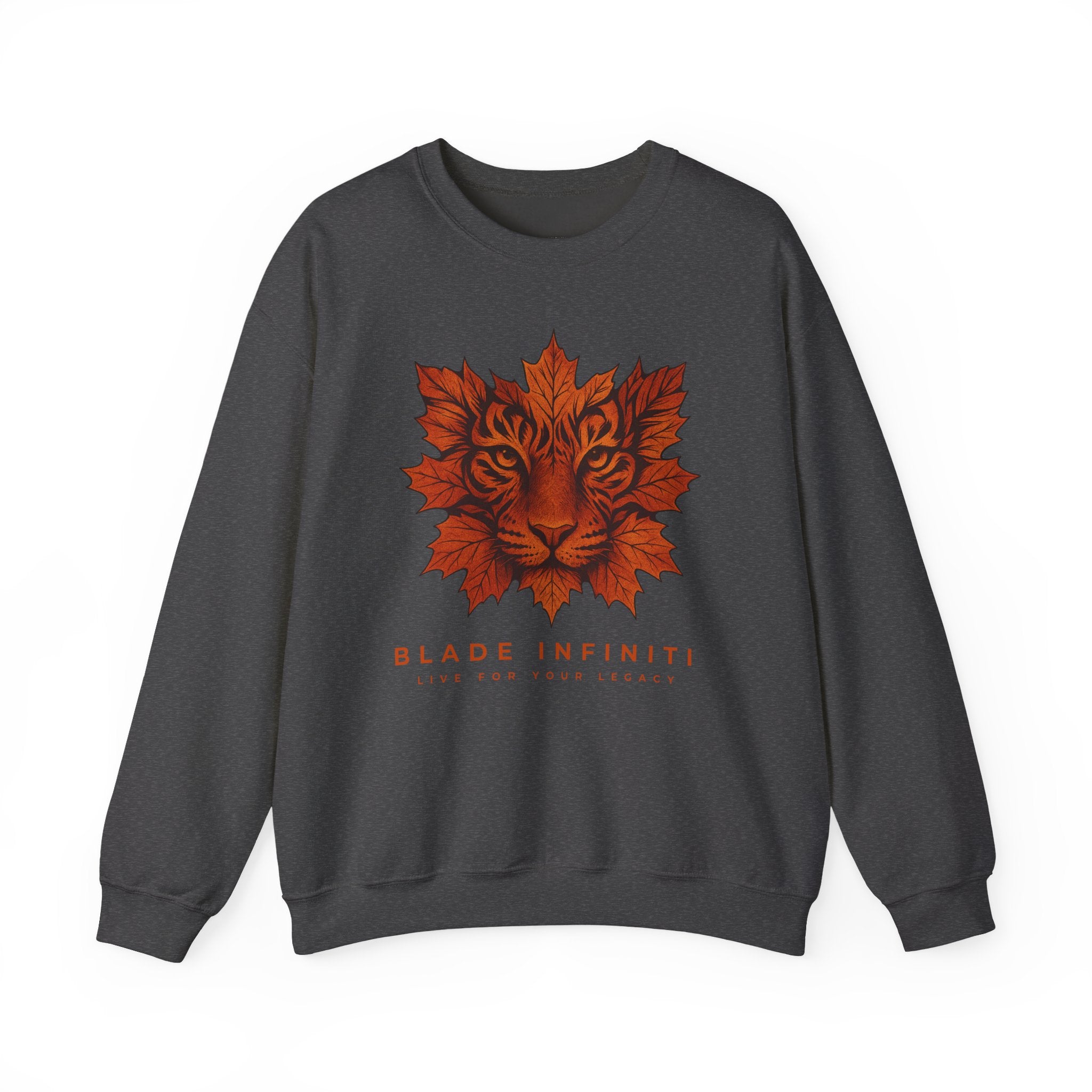 Fall Maple Tiger Unisex Crewneck Sweater