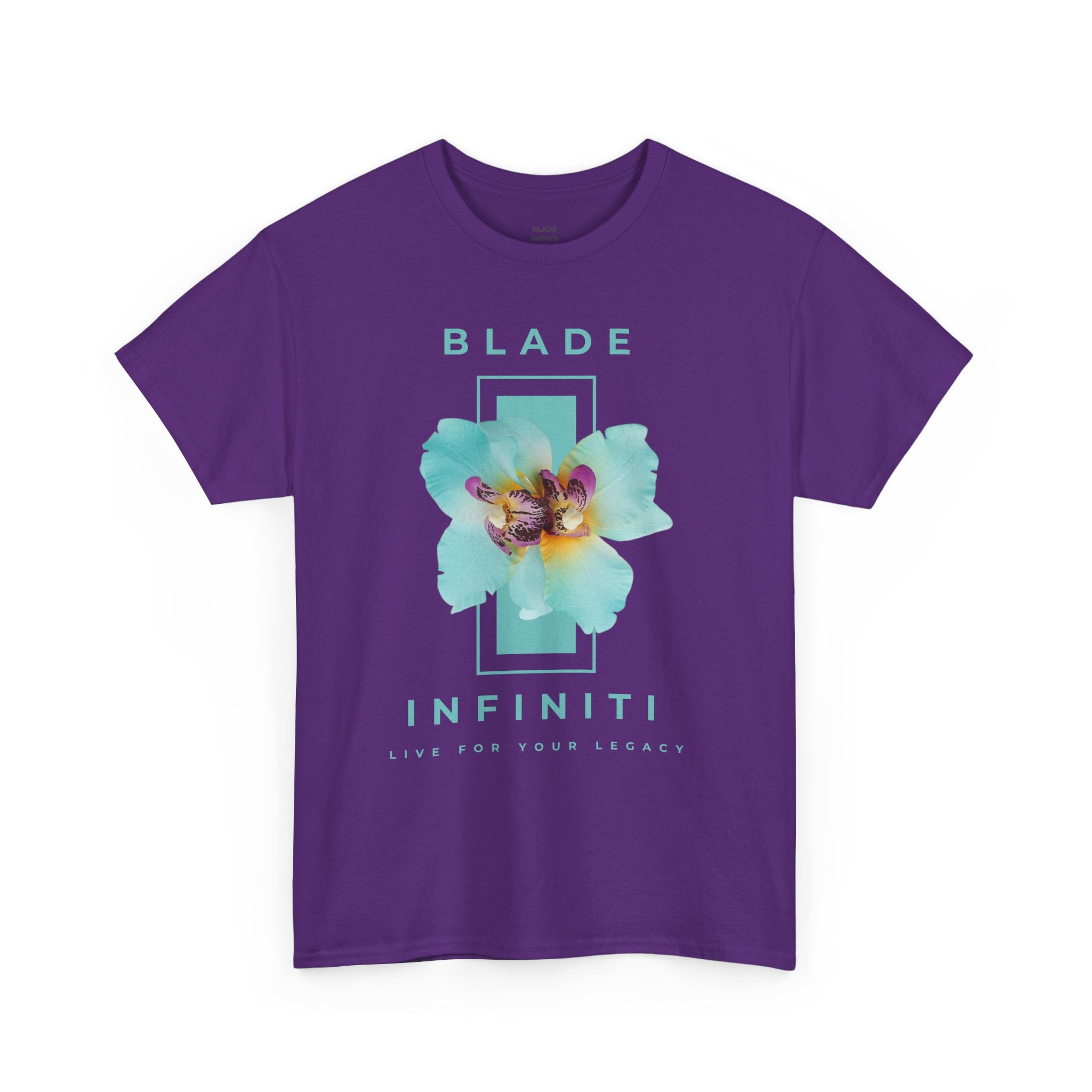 Essence of Infiniti Light Aqua Floral T-Shirt