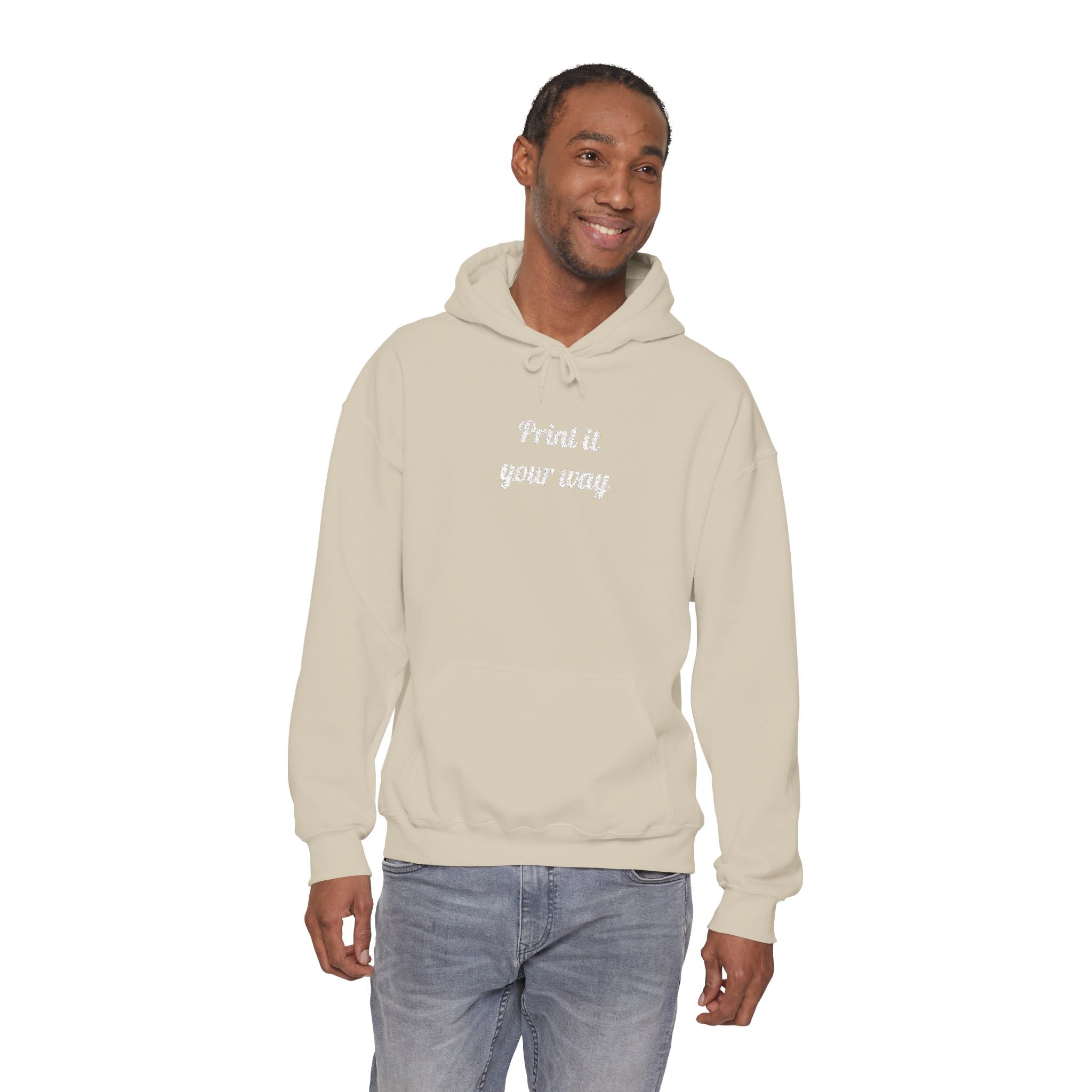 Custom Embroidered Unisex Hoodie – Ethically Sourced Cotton Blend