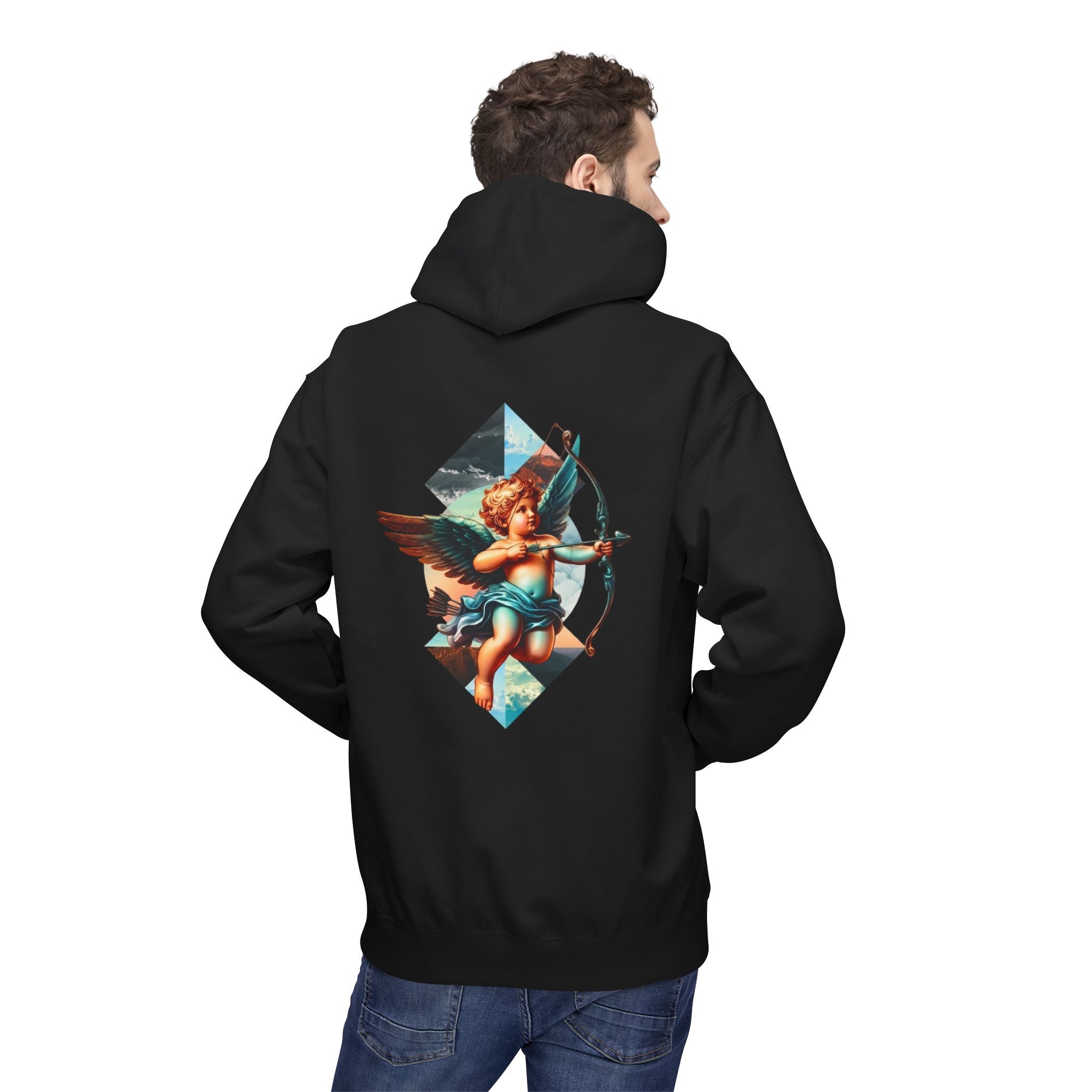 Cupid's Bow Blue + Arrow - Love, Infiniti Hoodie