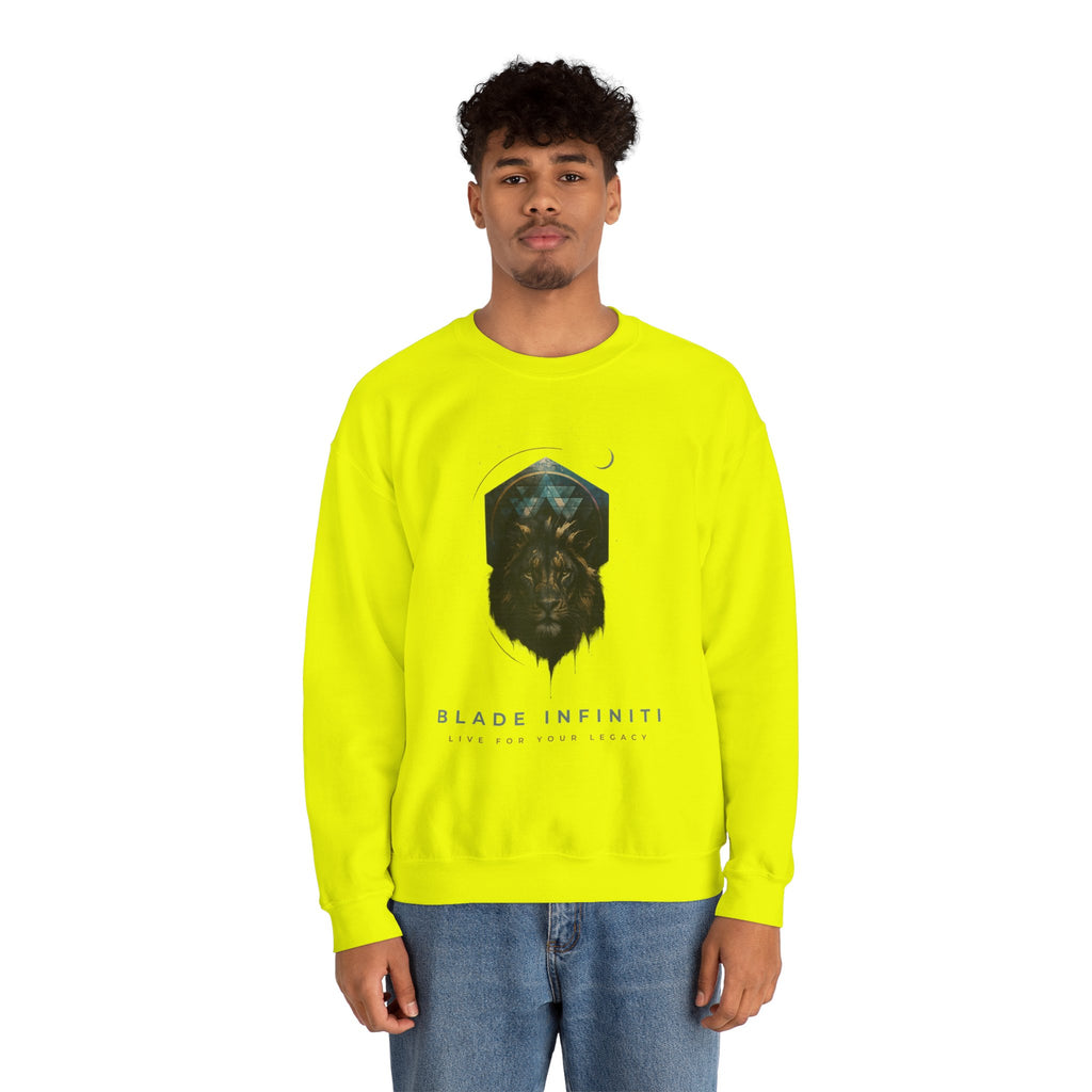 Galactic Lion Unisex Crewneck Sweater