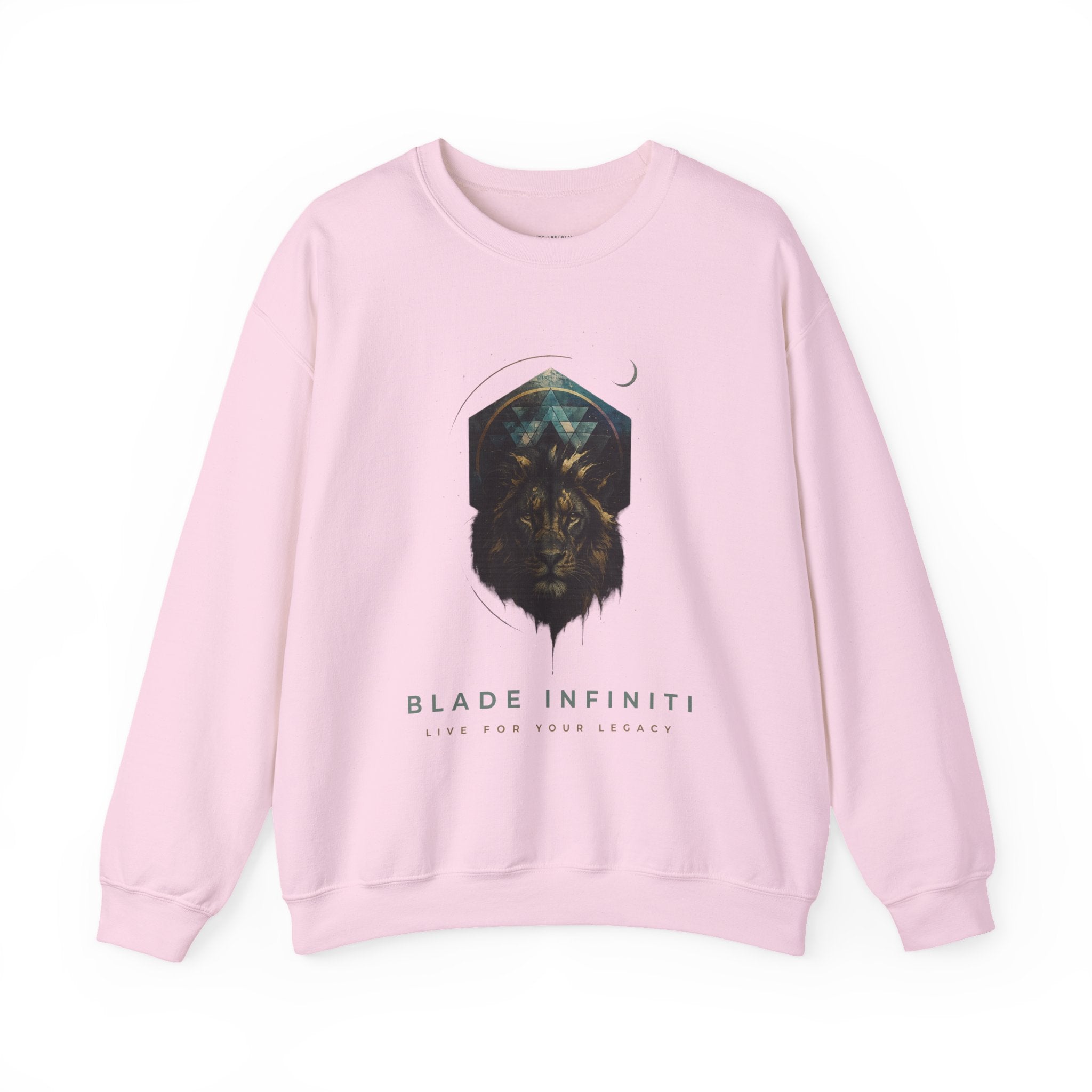 Galactic Lion Unisex Crewneck Sweater