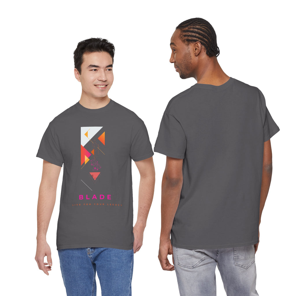 Geometric Odyssey  Pink/Orange T-Shirt