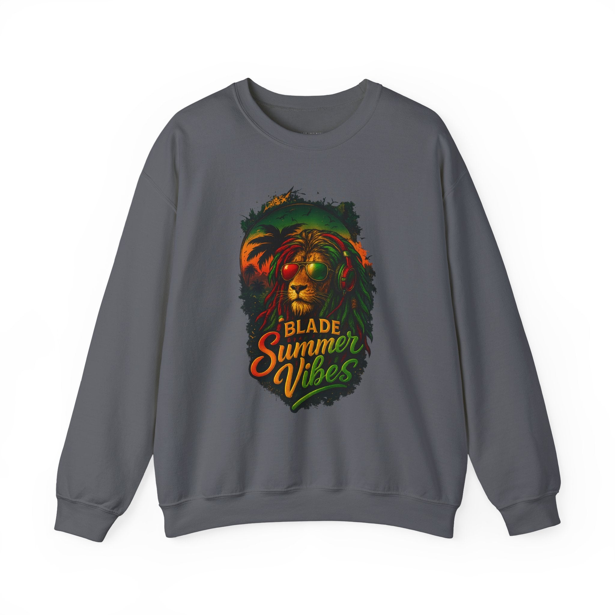 Rasta Lion Unisex Crewneck Sweater
