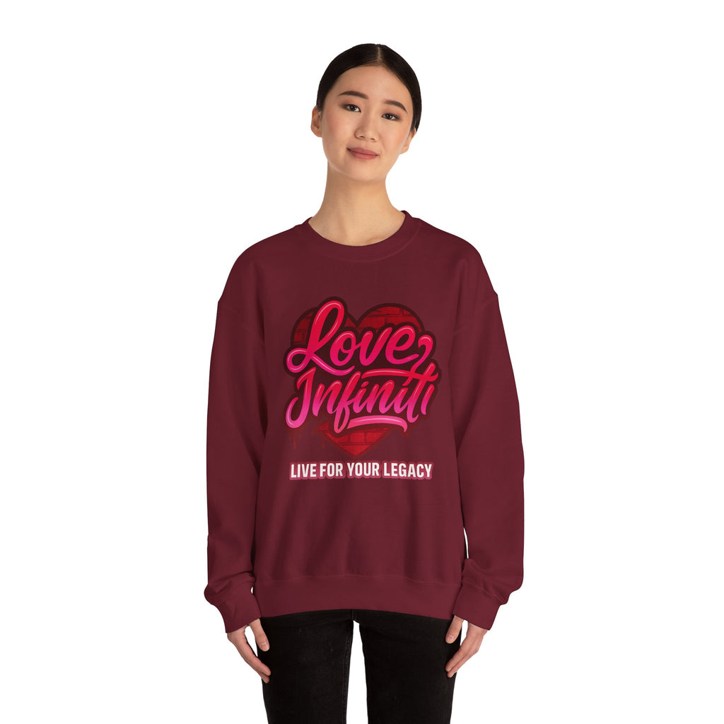 Love, Infiniti Street Vibes Unisex Crewneck Sweater