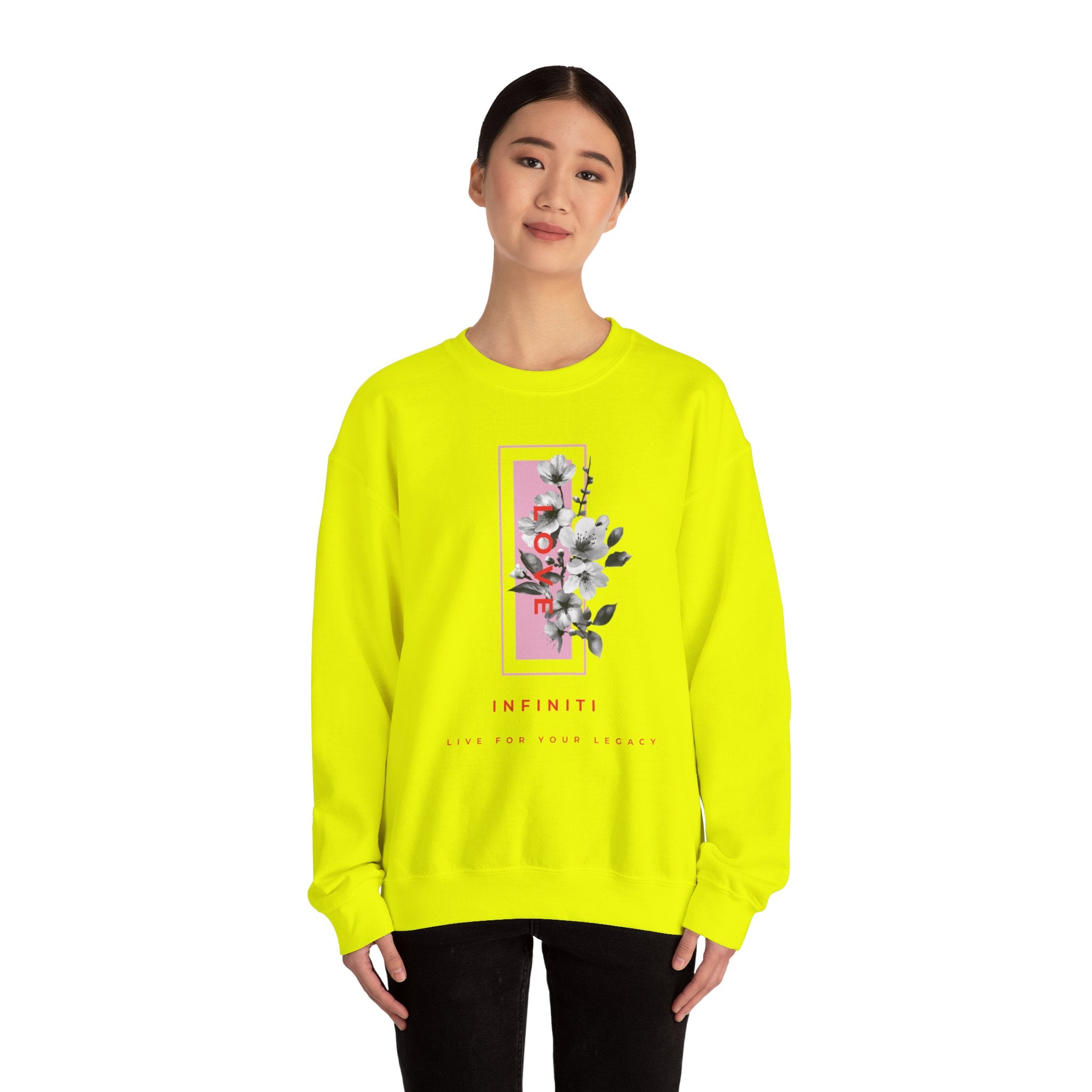 Bloom Bae Red Floral Love, Infiniti Sweater