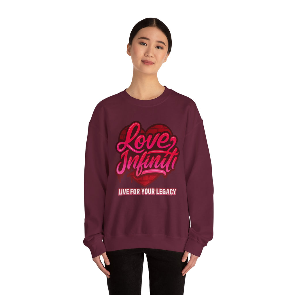 Love, Infiniti Street Vibes Unisex Crewneck Sweater