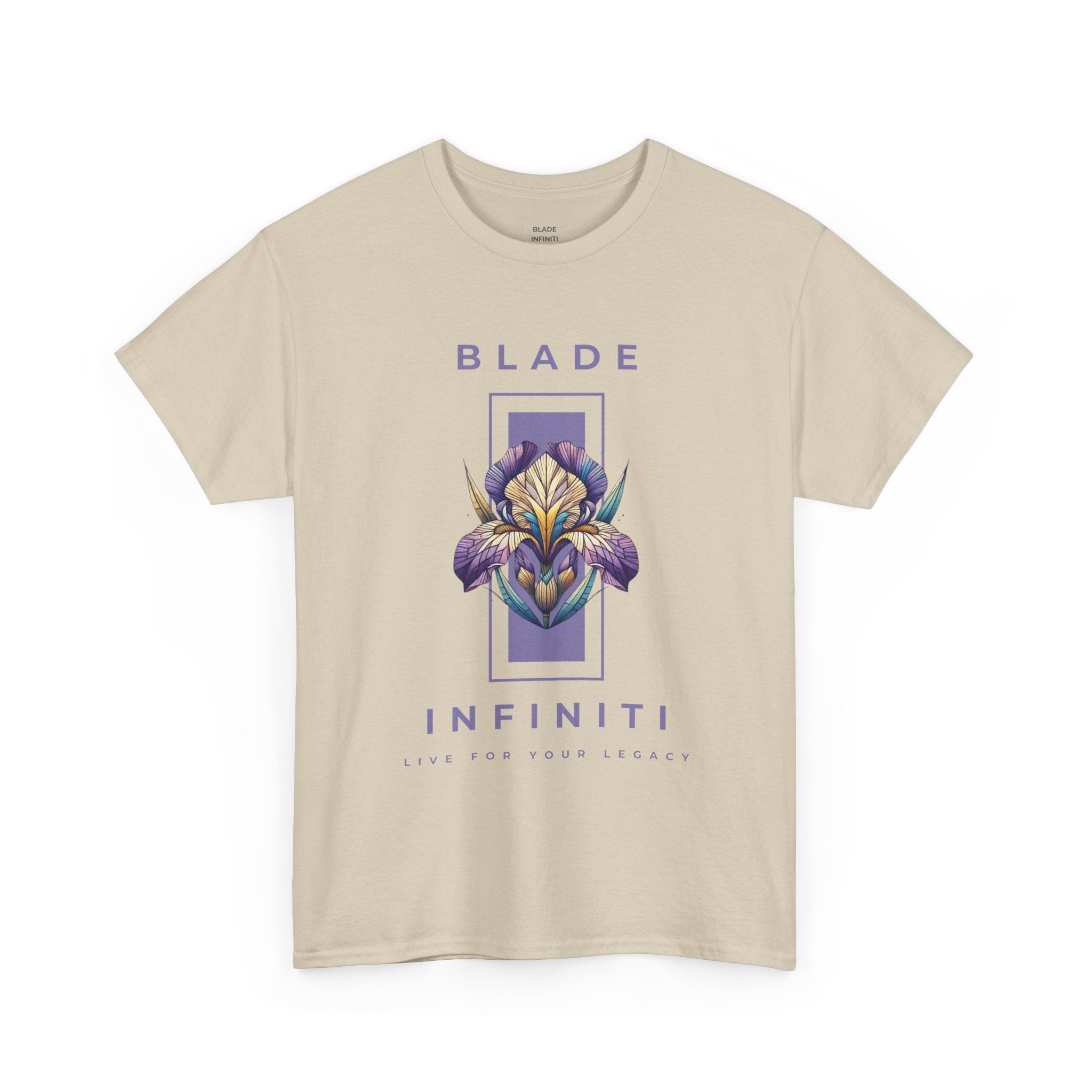 Essence of Infiniti Purple/Teal/Yellow Floral T-Shirt