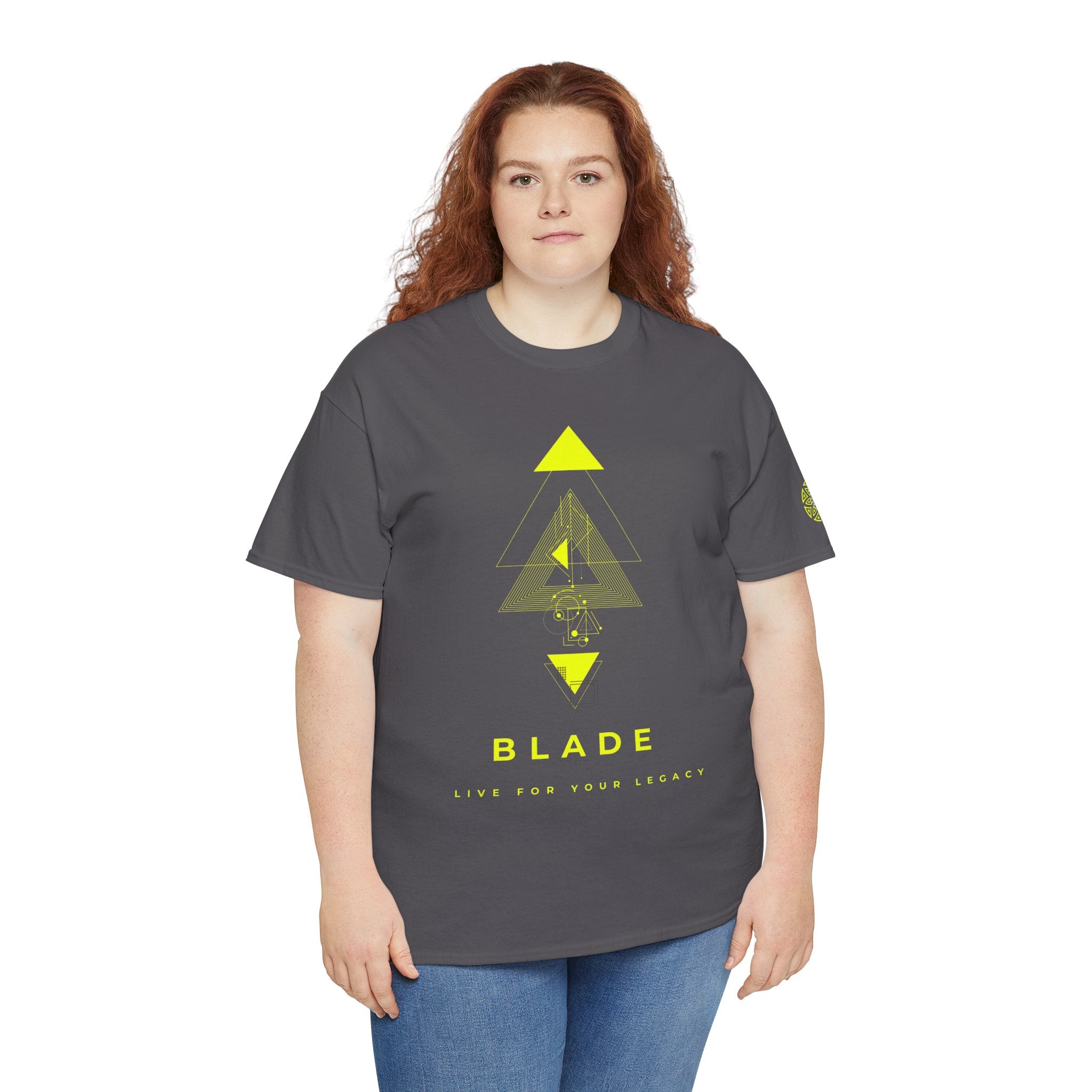 Geometric Odyssey Neon Green TX T-Shirt