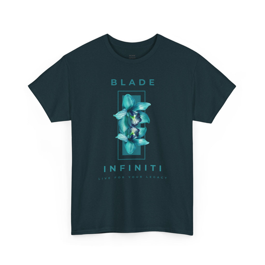 Essence of Infiniti Teal Floral T-Shirt