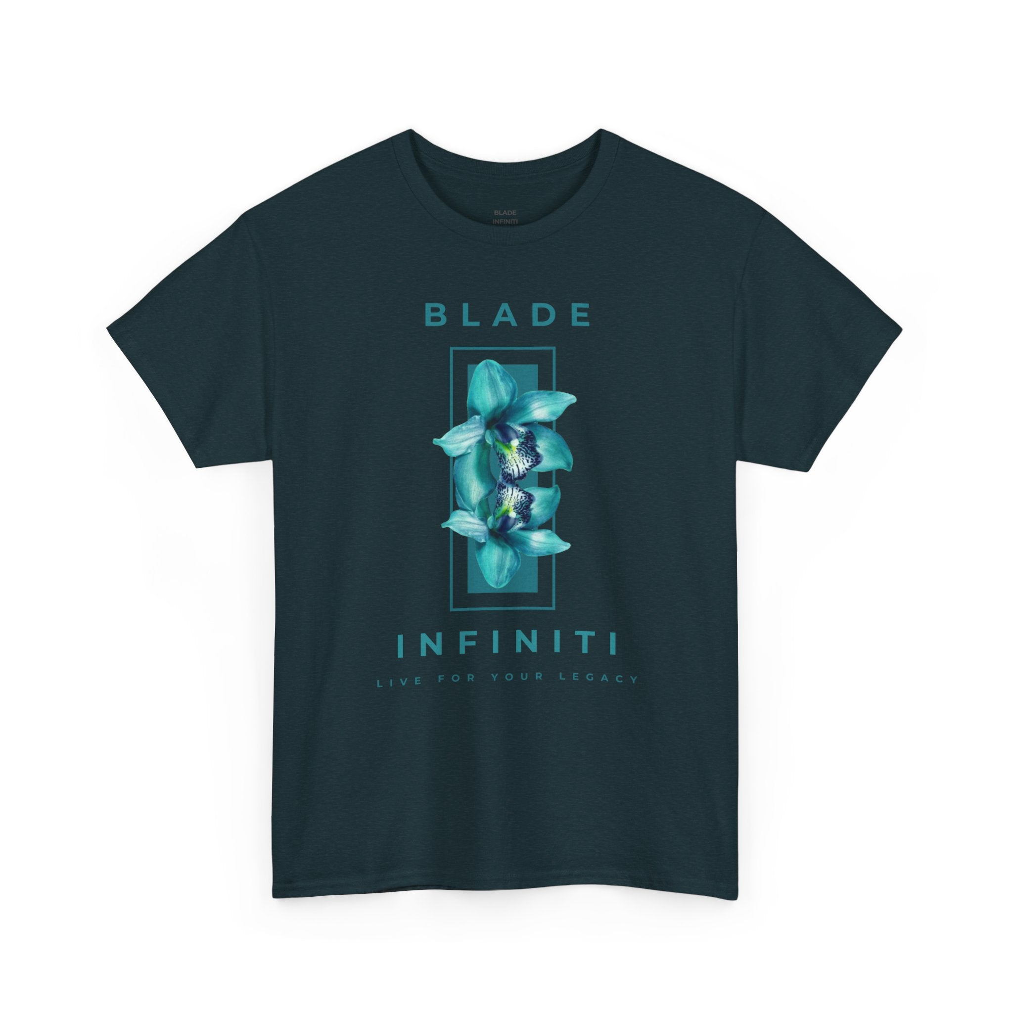Essence of Infiniti Teal Floral T-Shirt