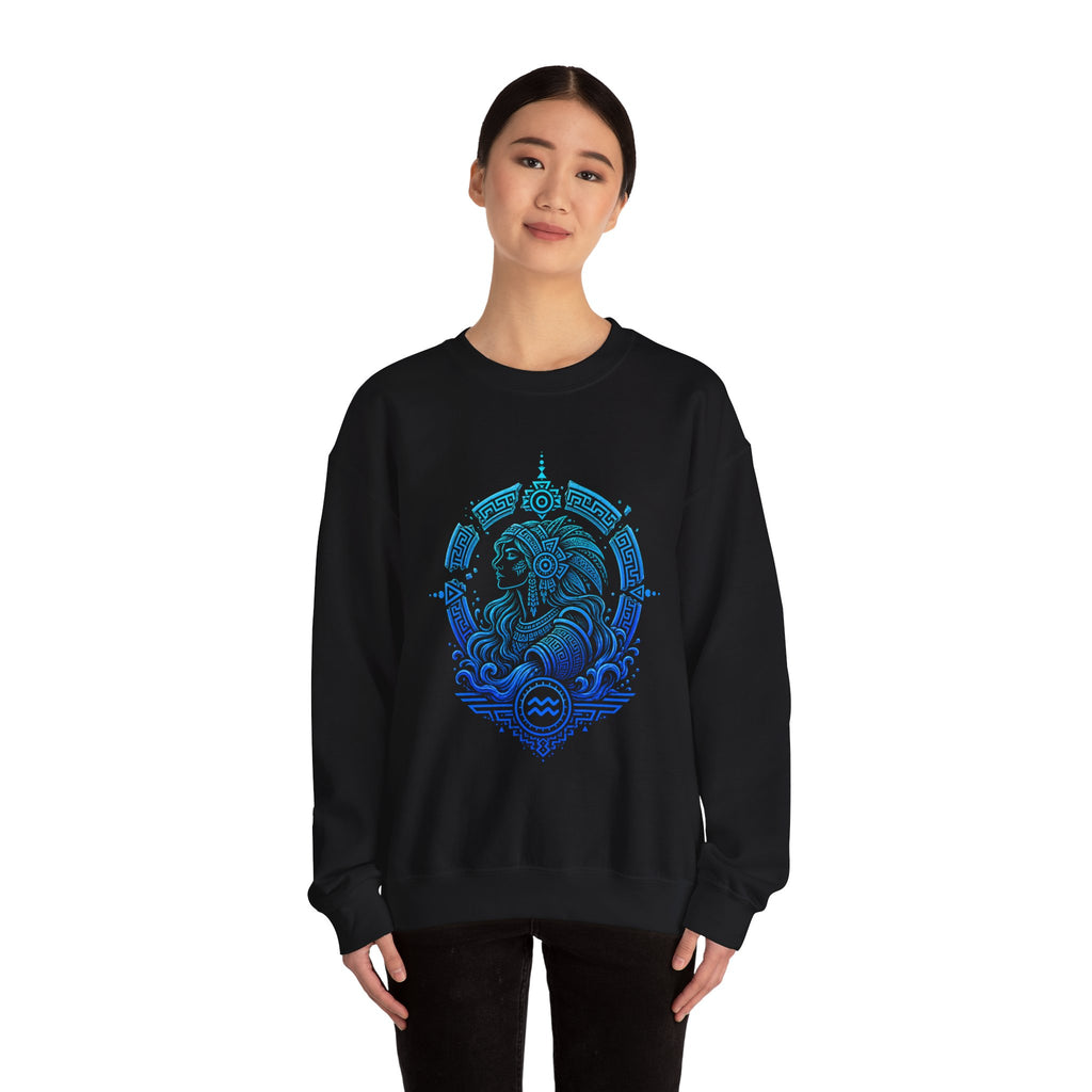 Aquarius Zodiac Version 2 Unisex Sweater