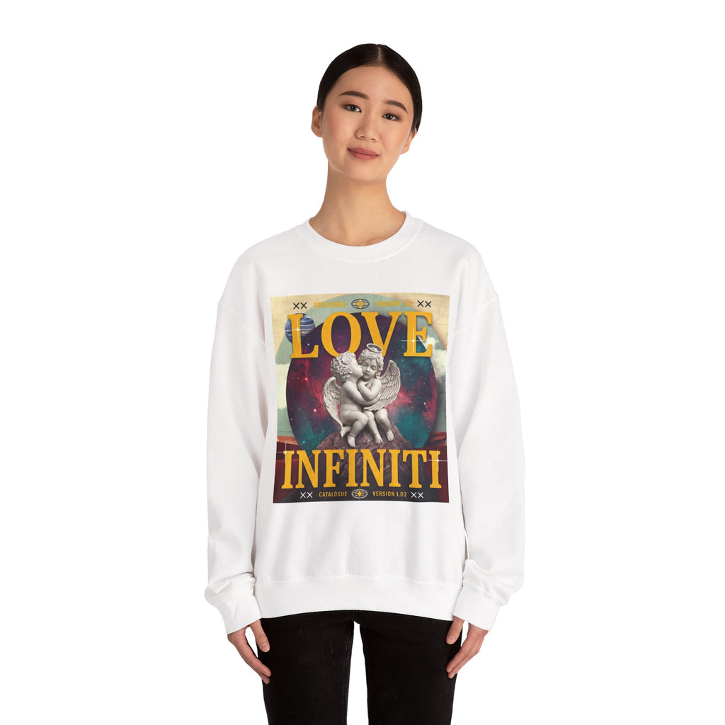 Celestial Love, Infiniti Unisex Crewneck Sweater