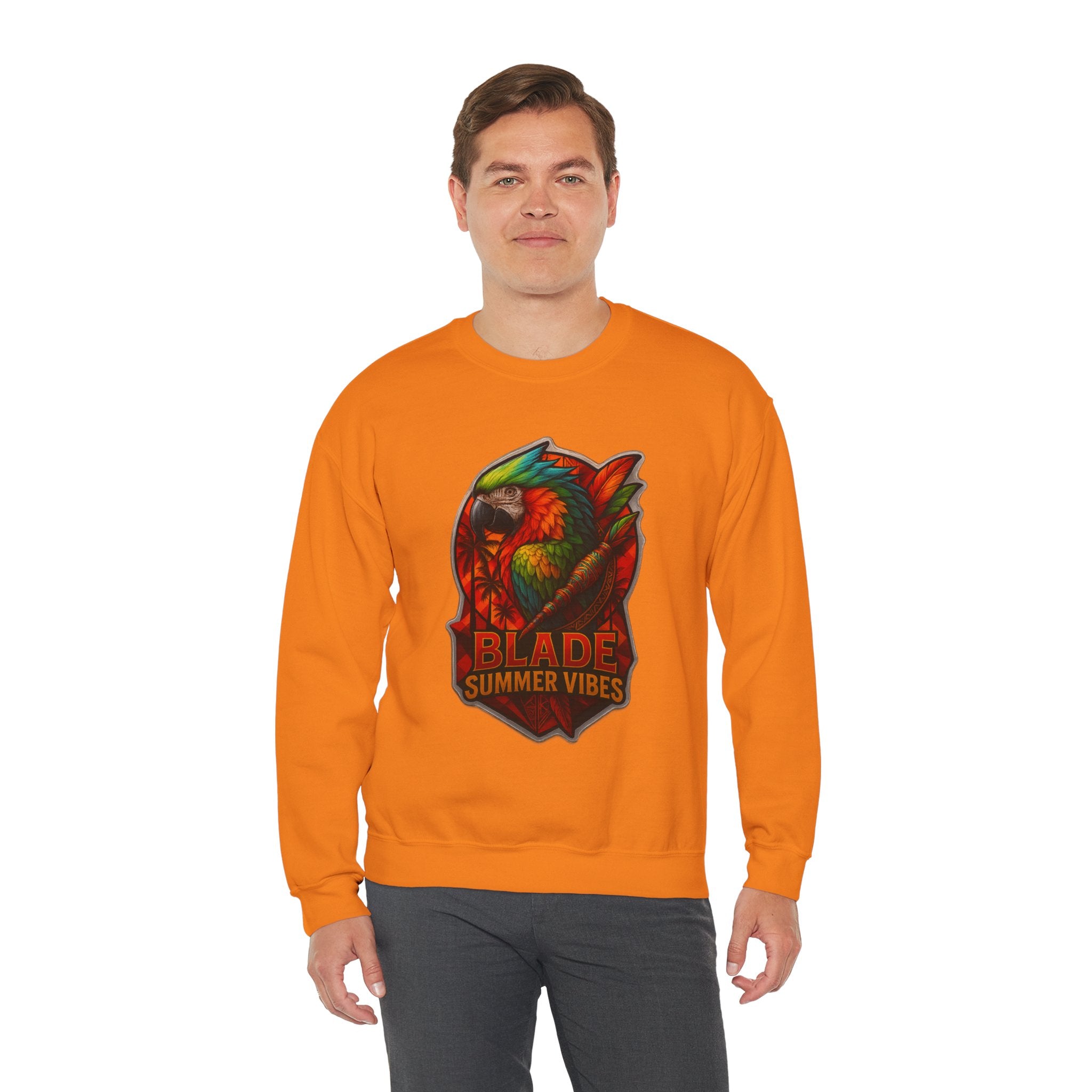 Aztec Parrot Unisex Crewneck Sweater