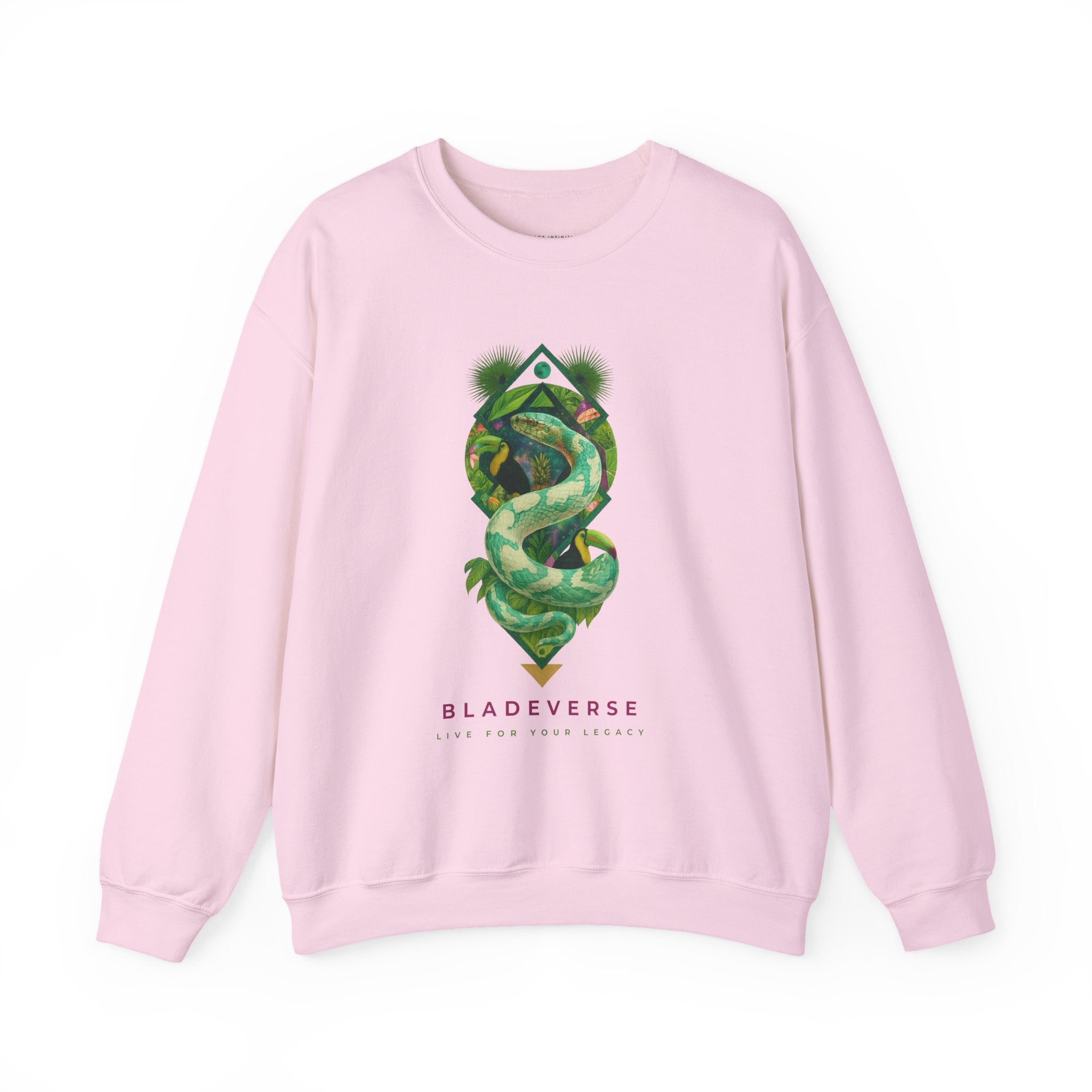 Galactic Snake Unisex Crewneck Sweater