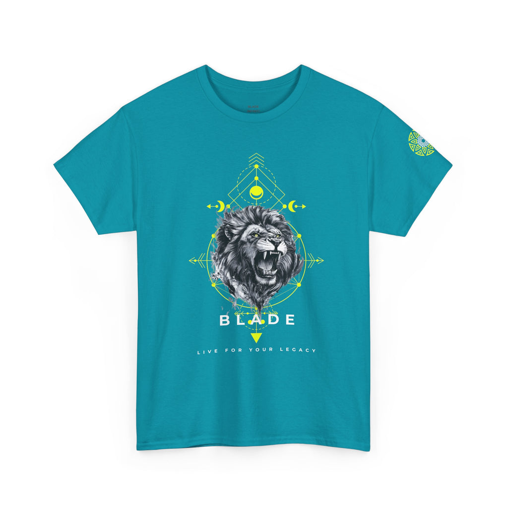 Geometric King White TX Lion T-Shirt