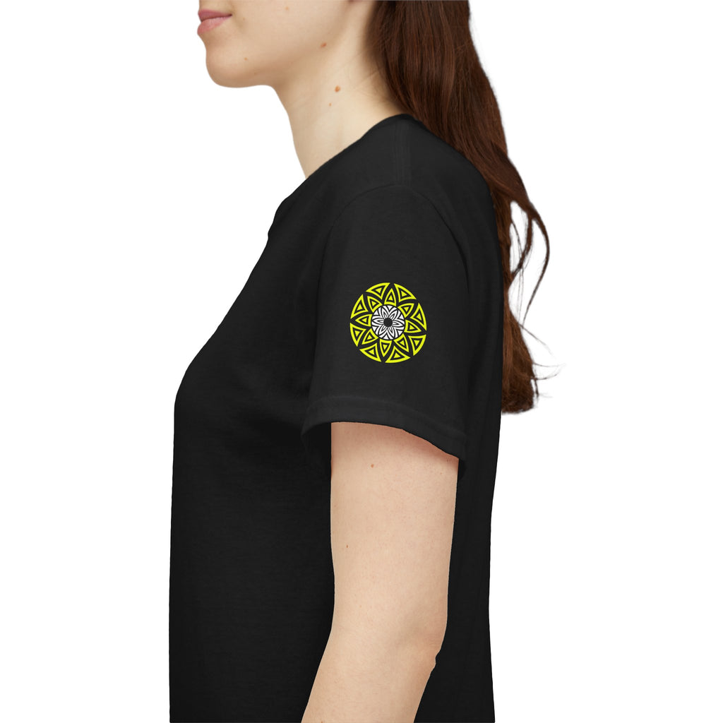 Geometric Odyssey Version 3 Neon Green T-Shirt