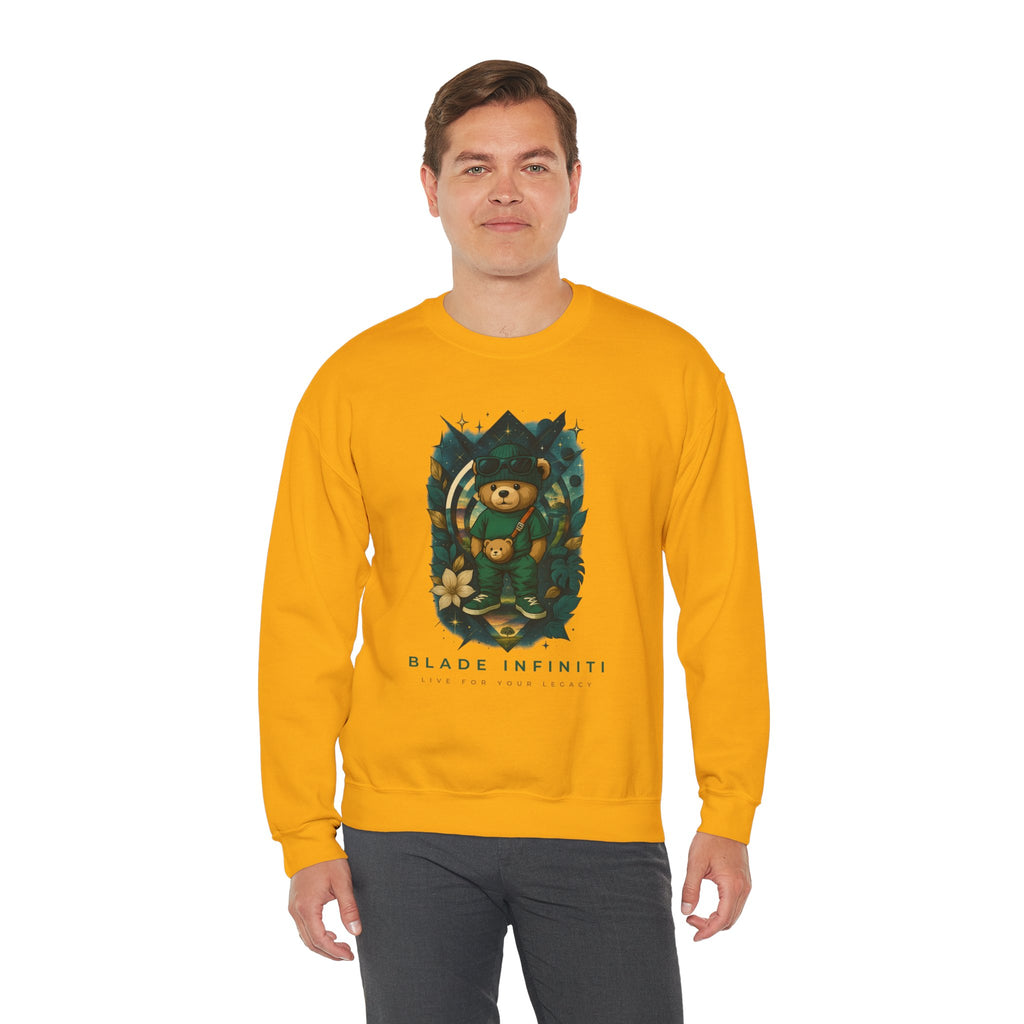 Galactic Teddy Bear V1 Unisex Crewneck Sweater