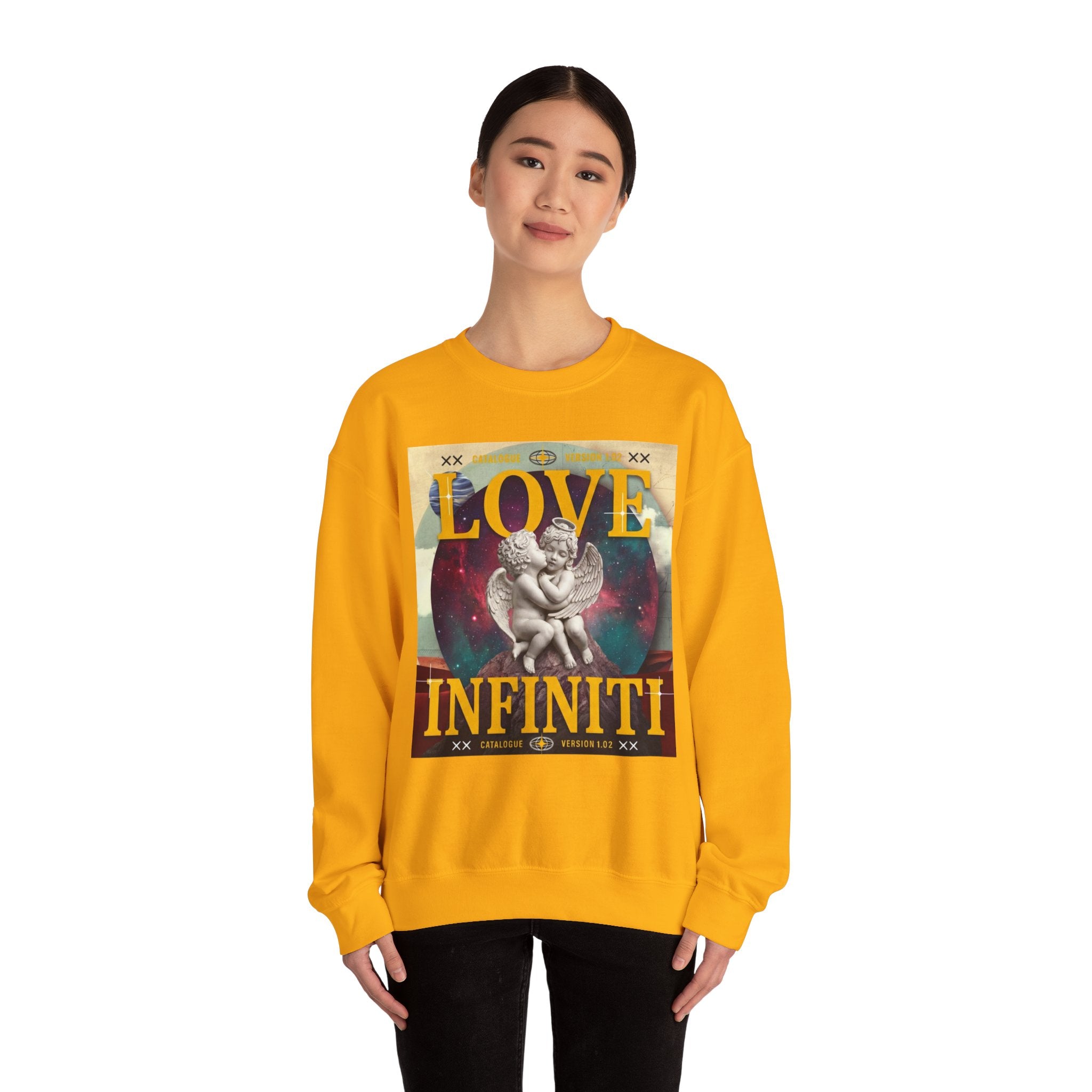 Celestial Love, Infiniti Unisex Crewneck Sweater