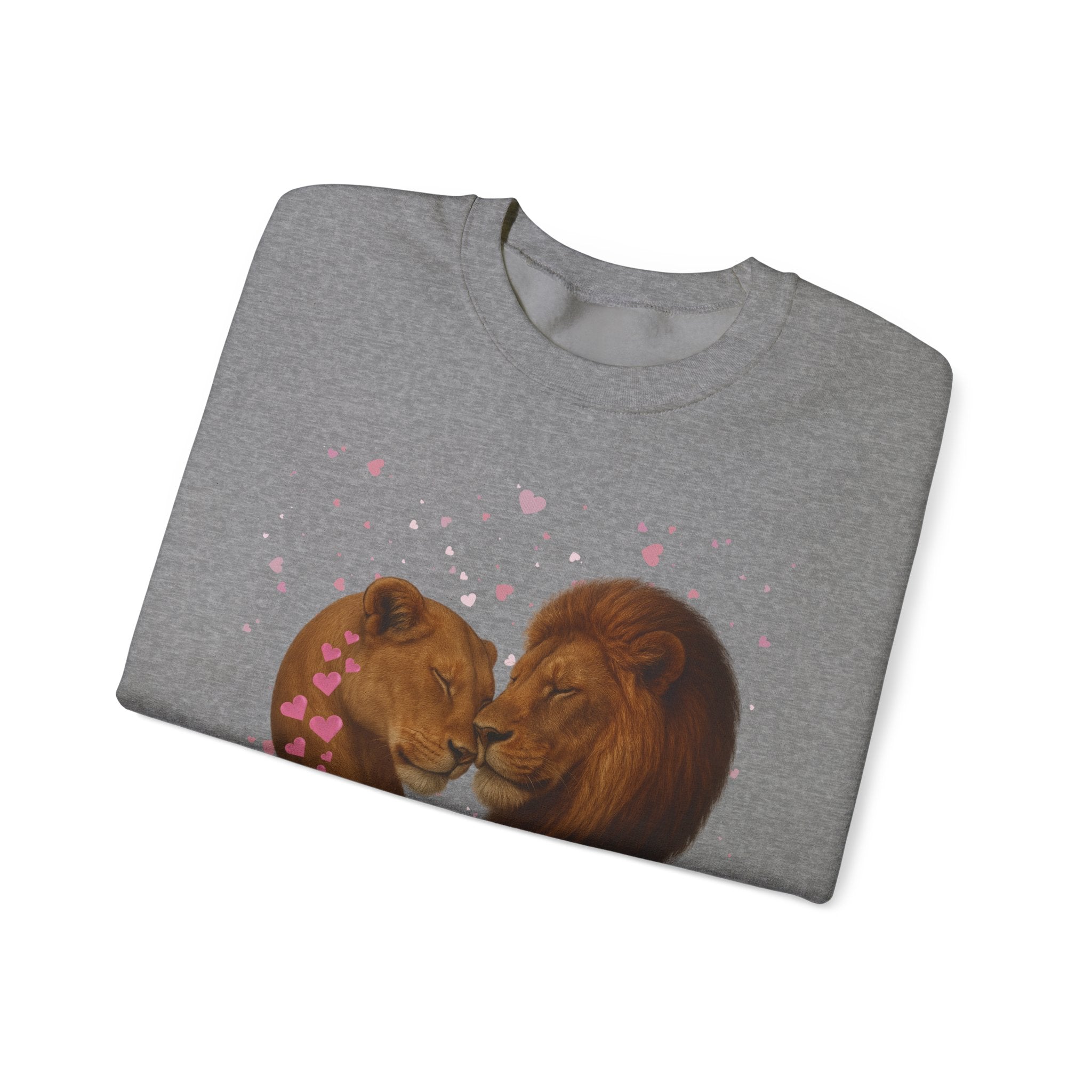 Lion Hearts - Love, Infiniti Unisex Crewneck Sweater