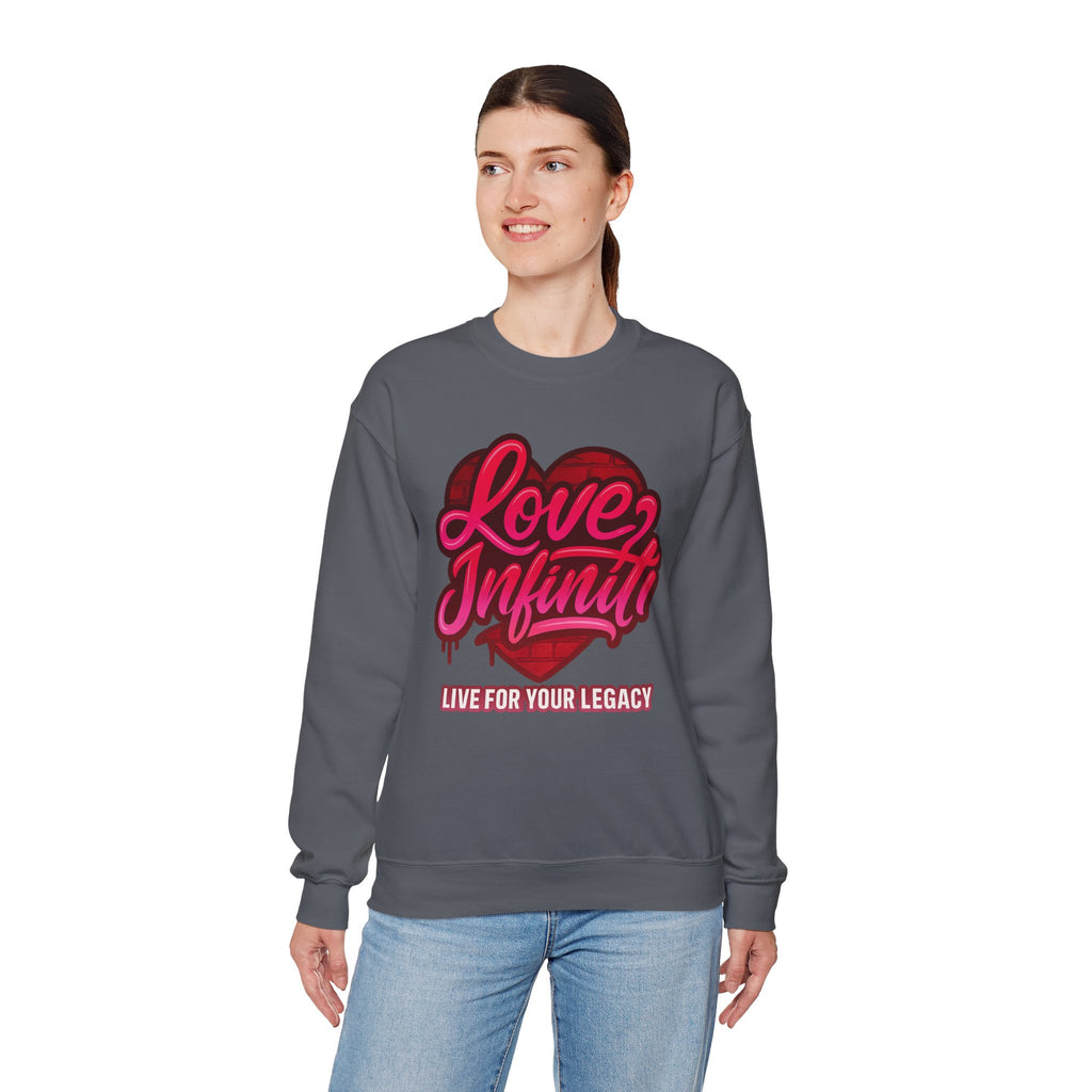 Love, Infiniti Street Vibes Unisex Crewneck Sweater
