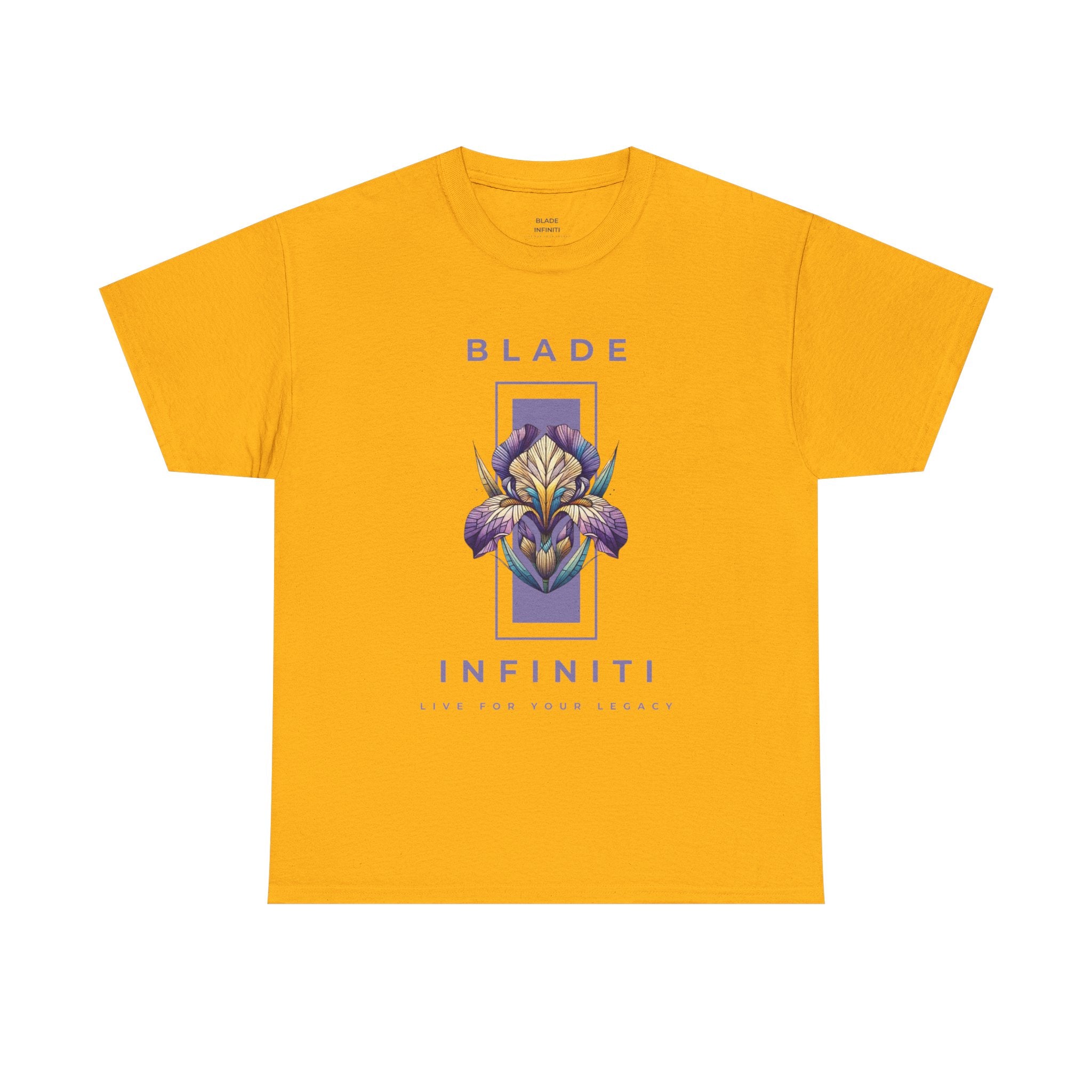 Essence of Infiniti Purple/Teal/Yellow Floral T-Shirt