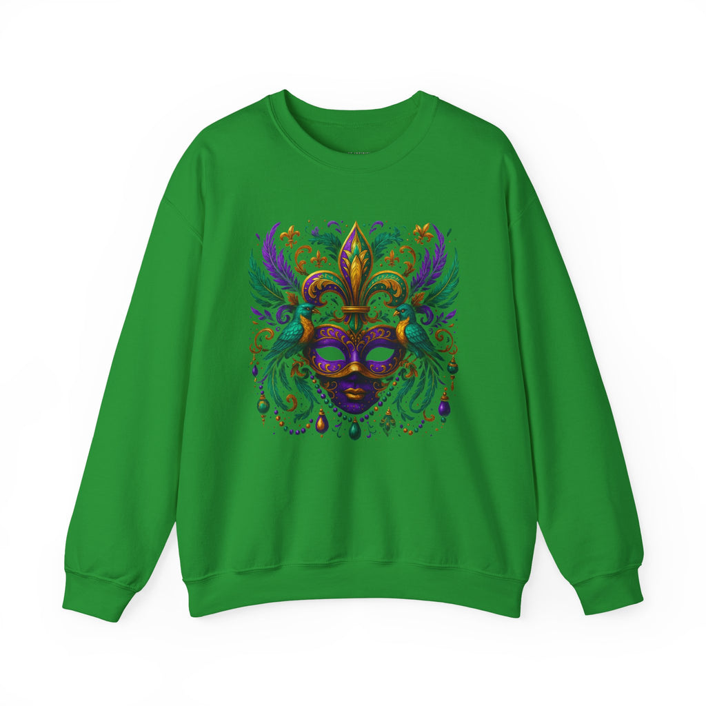 Mardi Gras Mask Unisex Crewneck Sweater