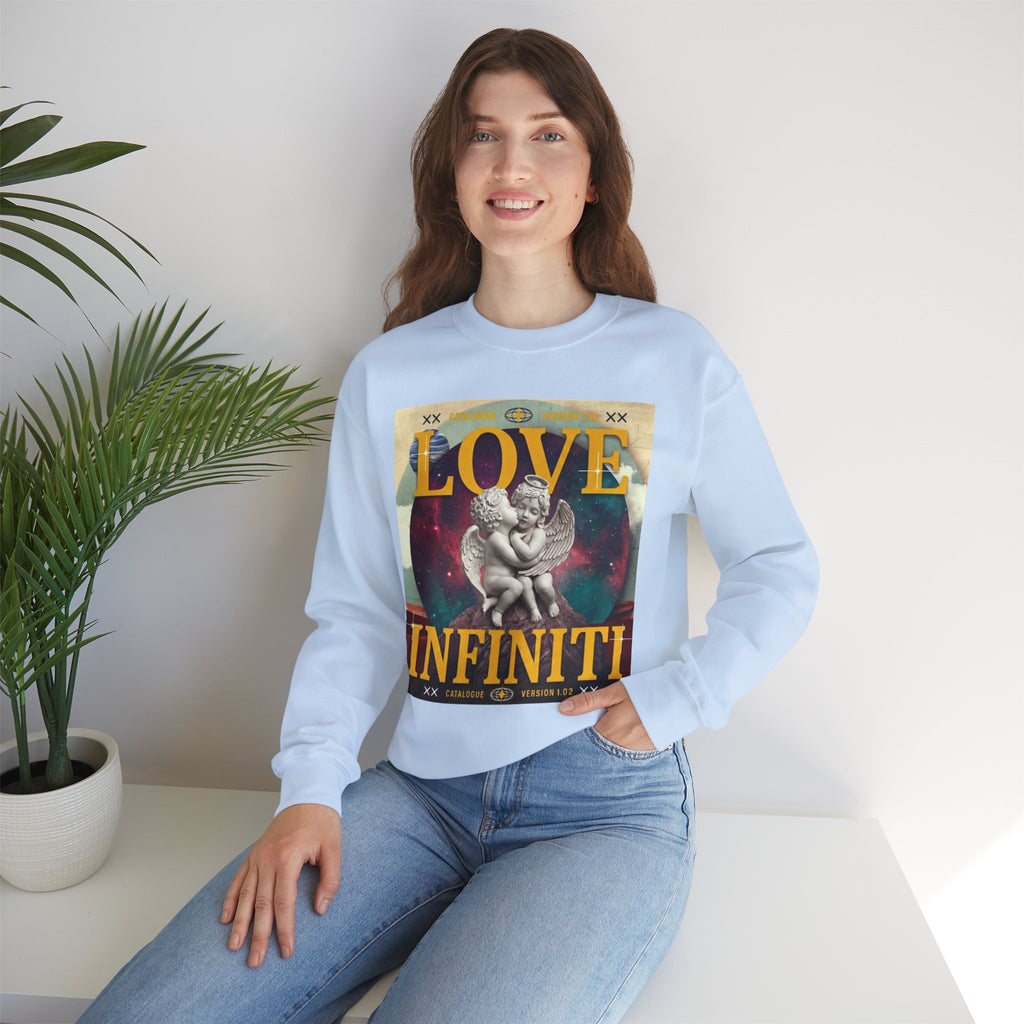 Celestial Love, Infiniti Unisex Crewneck Sweater