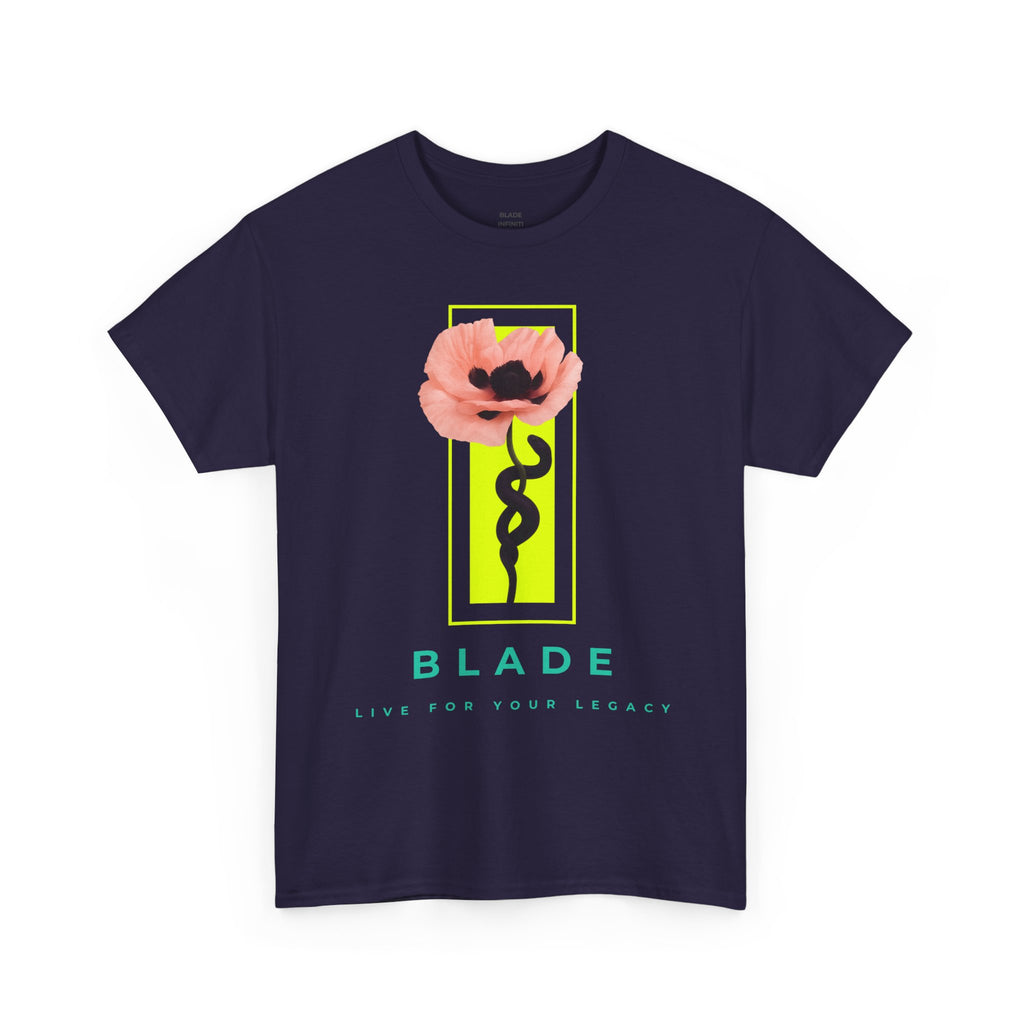 Venom Blossom Pink/Indigo/Neon Green Floral T-Shirt