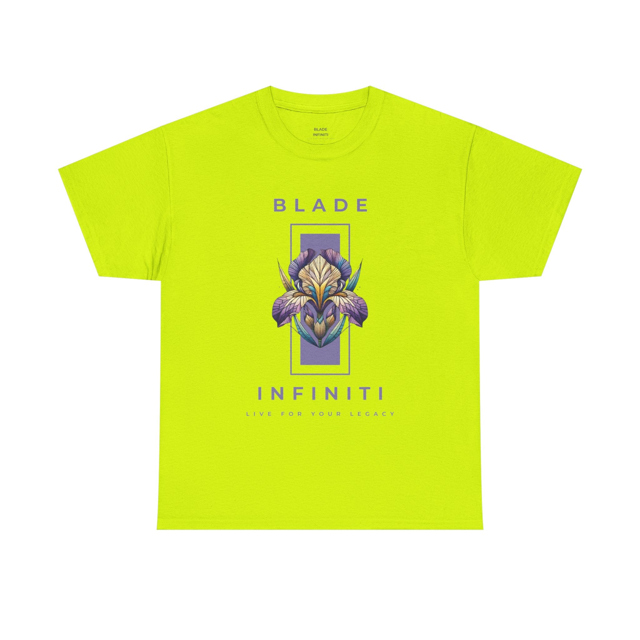 Essence of Infiniti Purple/Teal/Yellow Floral T-Shirt