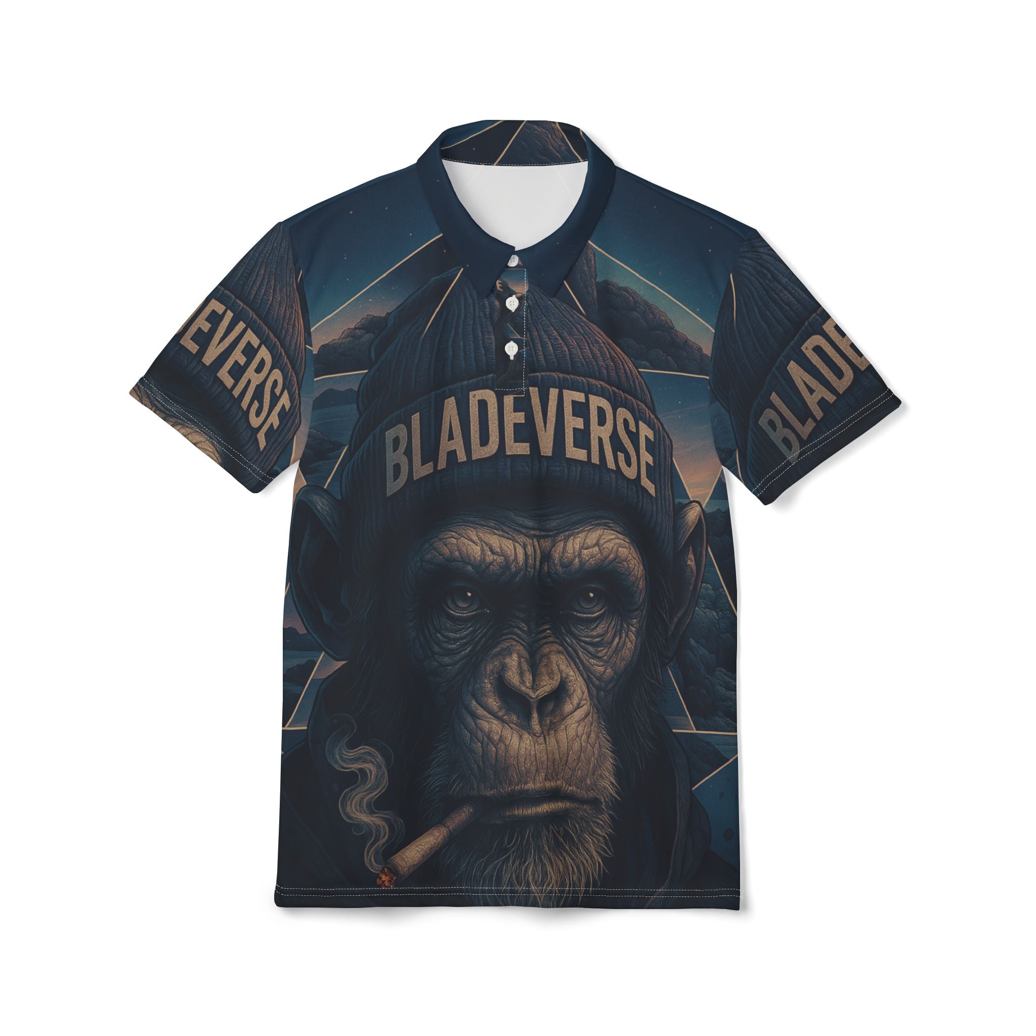 Pot/Weed Monkey Polo Shirt
