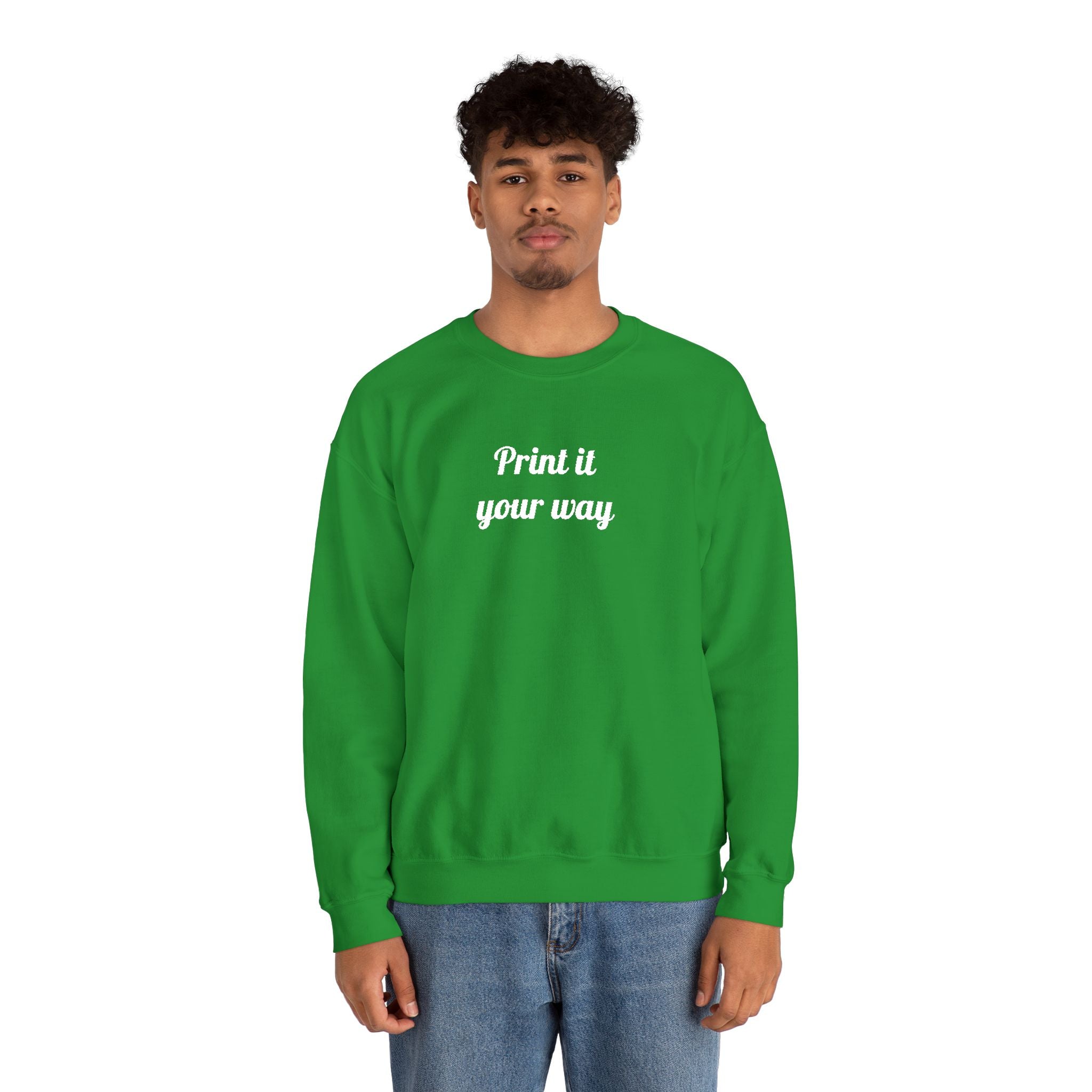 Embroidery Personalization - Unisex Crewneck Sweater (Make It Yours)