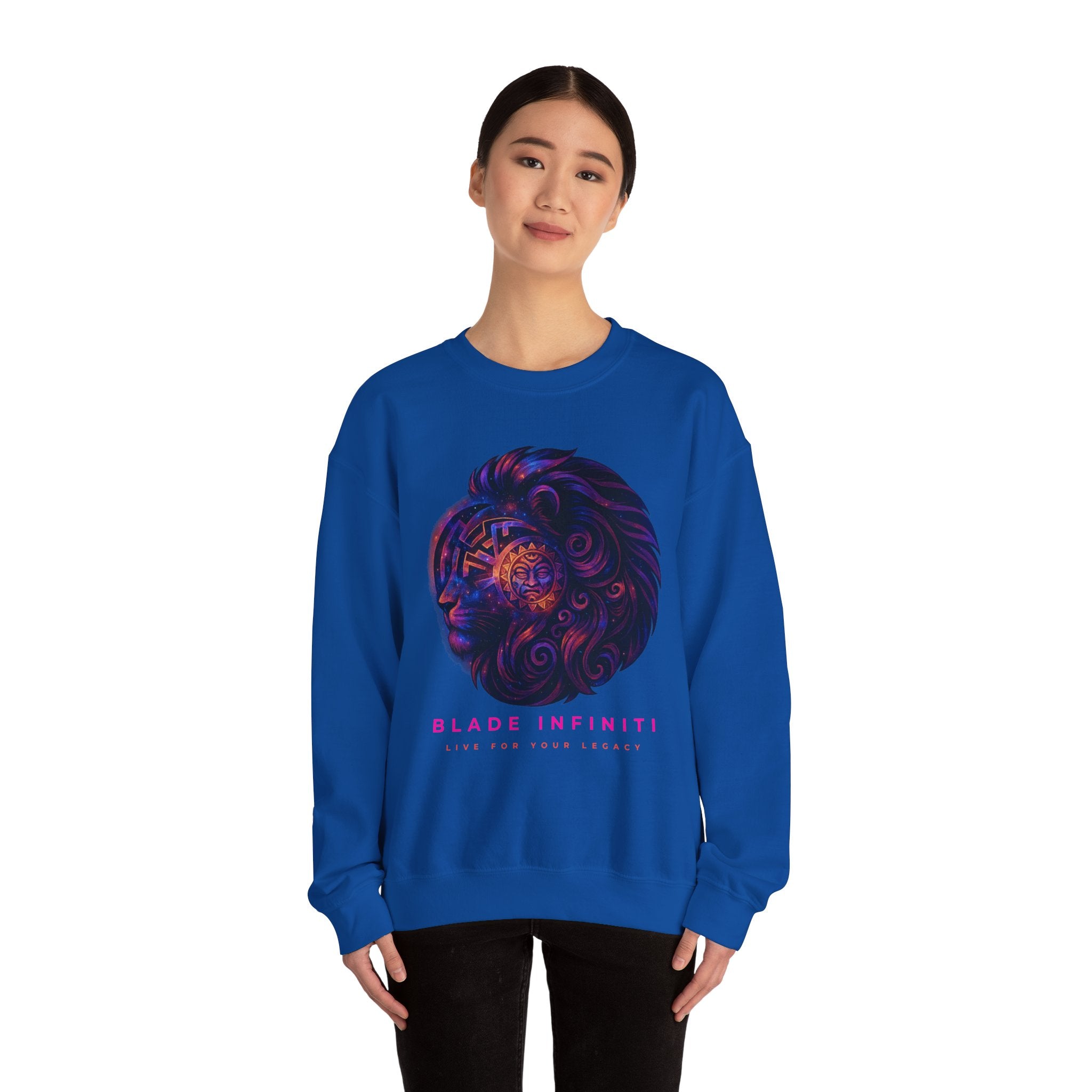 Aztec Lion V2 Unisex Crewneck Sweater