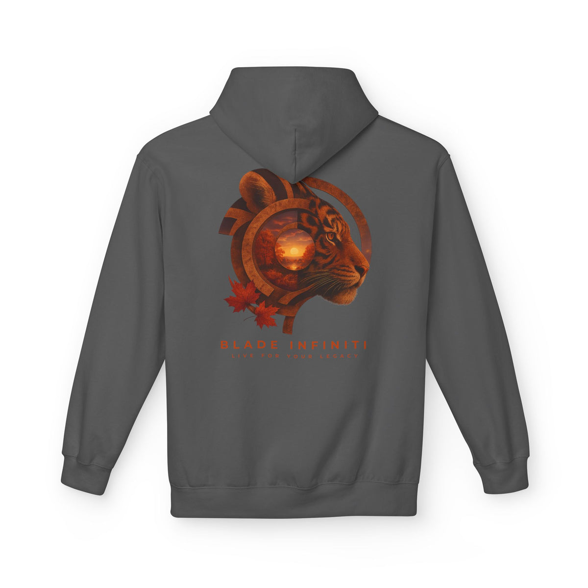 Safari Bloom Tiger Fall Hoodie V2