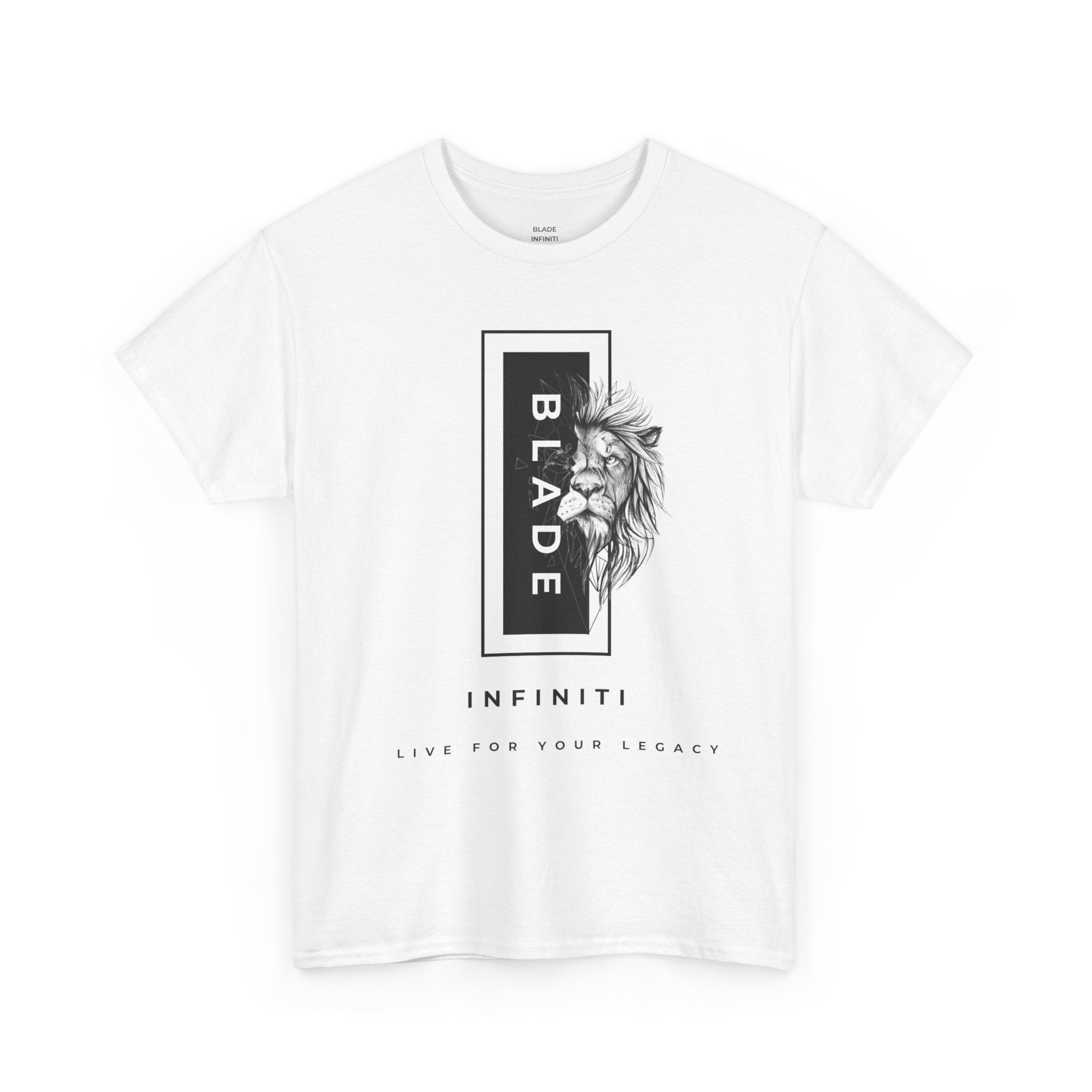 King Mane Legacy White/Black Lion T-Shirt
