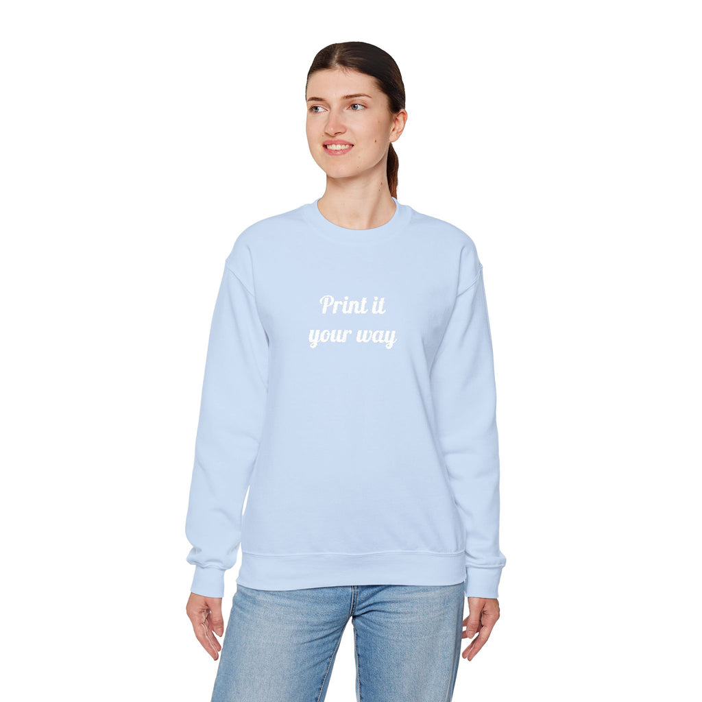 Embroidery Personalization - Unisex Crewneck Sweater (Make It Yours)