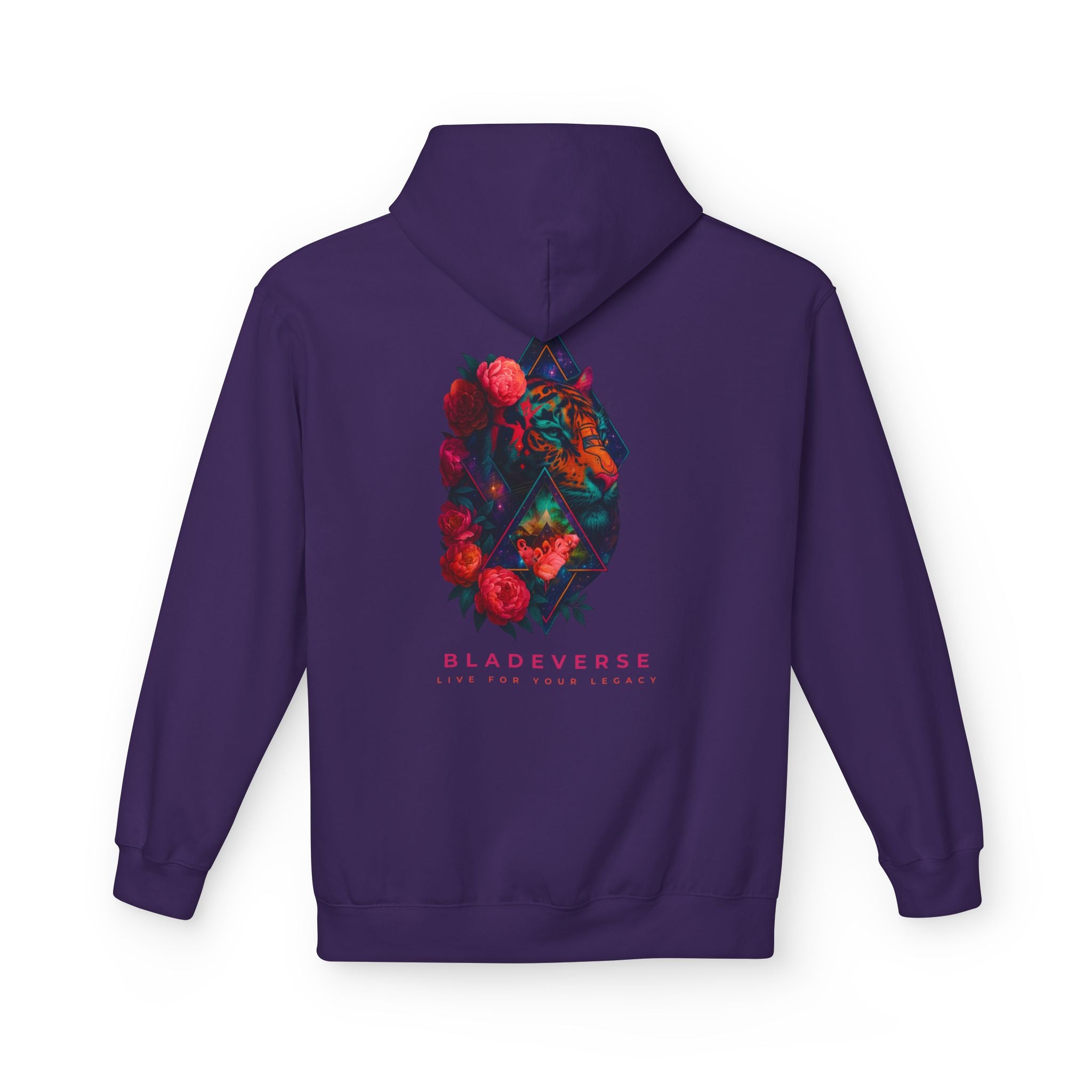 Bladeverse Galactic Floral Tiger Hoodie