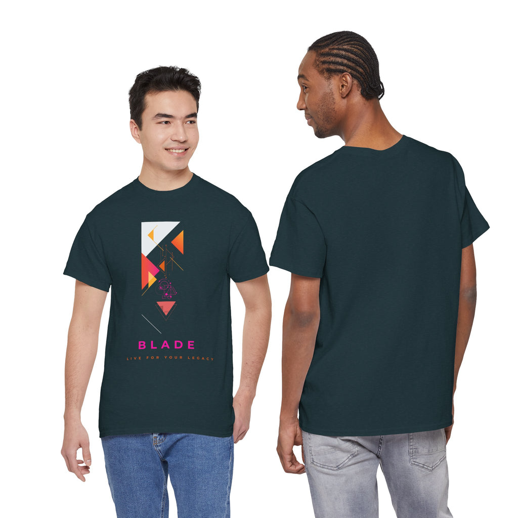 Geometric Odyssey  Pink/Orange T-Shirt