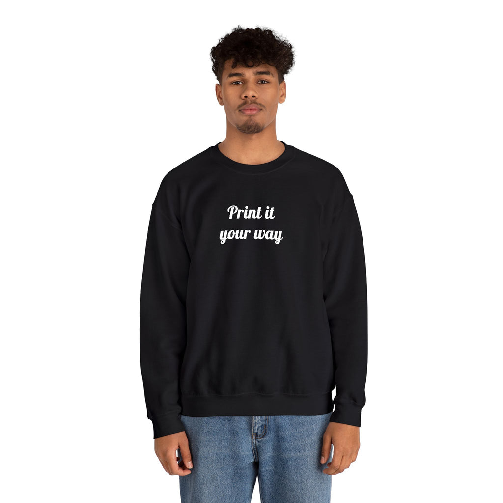 Embroidery Personalization - Unisex Crewneck Sweater (Make It Yours)