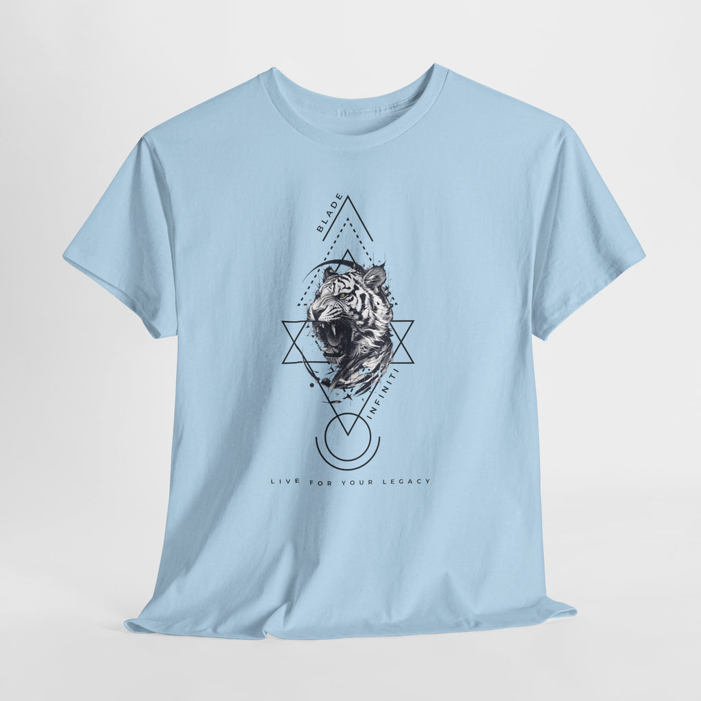 Geometric King Black TX Tiger T-Shirt