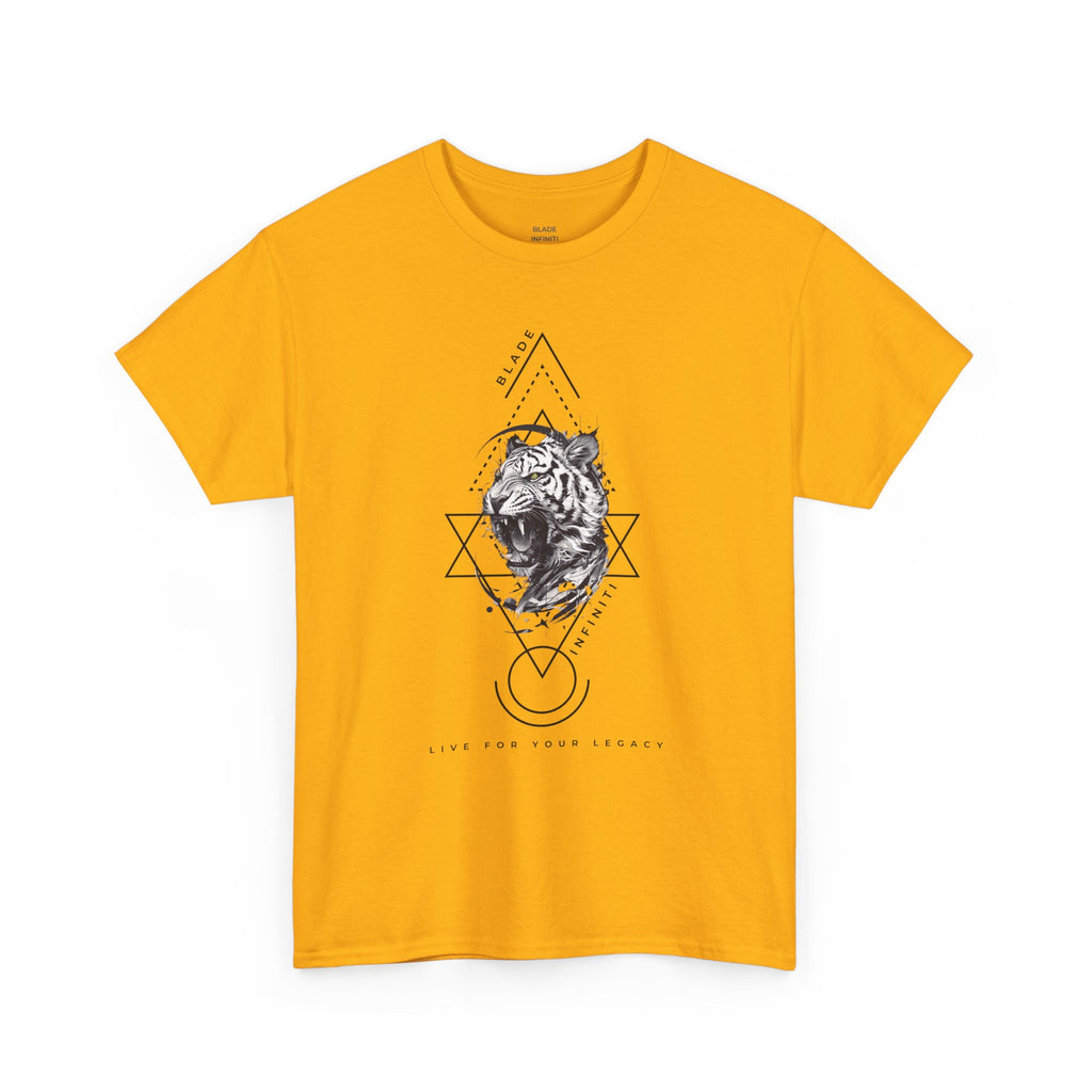 Geometric King Black TX Tiger T-Shirt