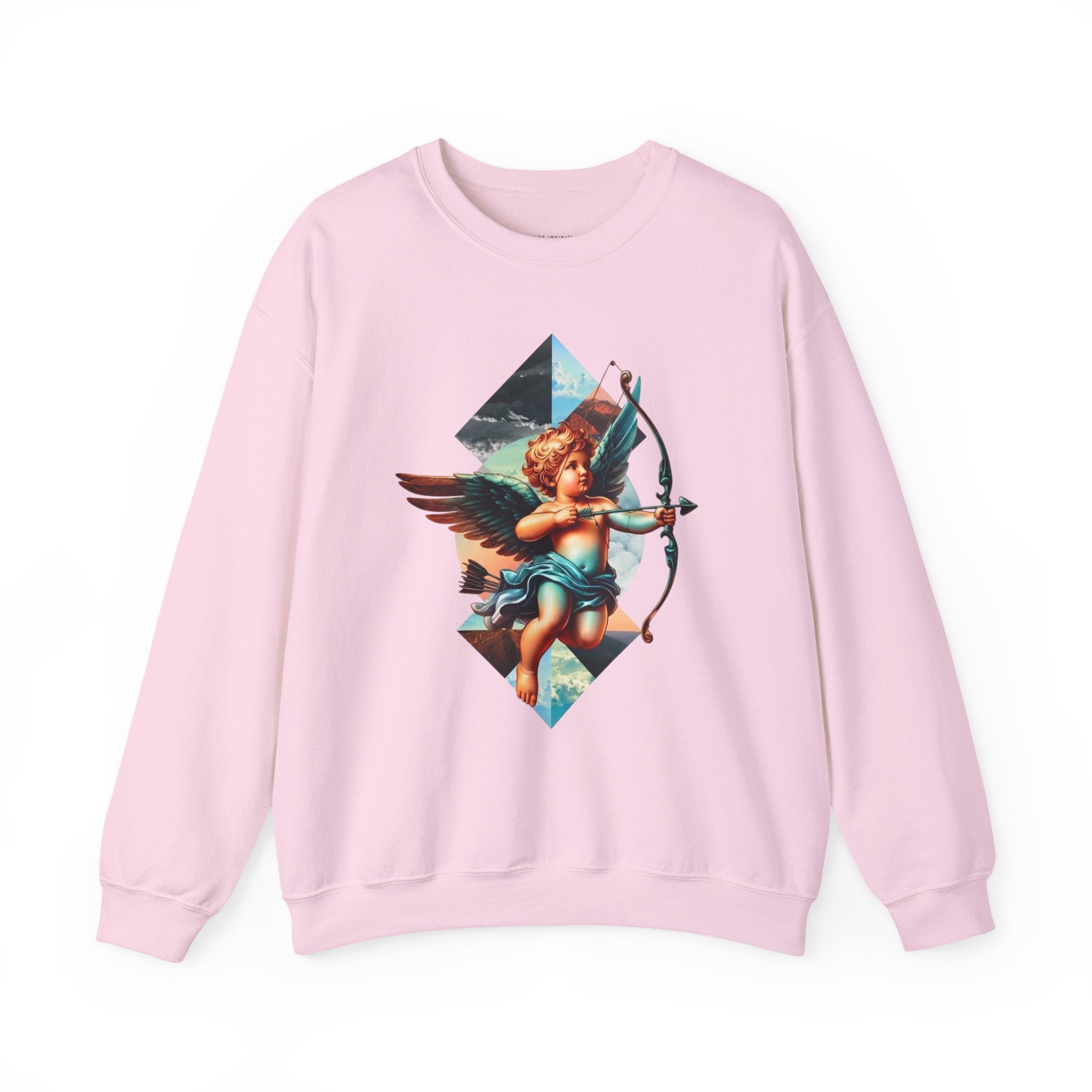 Cupid's Bow Blue + Arrow - Love, Infiniti Unisex Crewneck Sweater