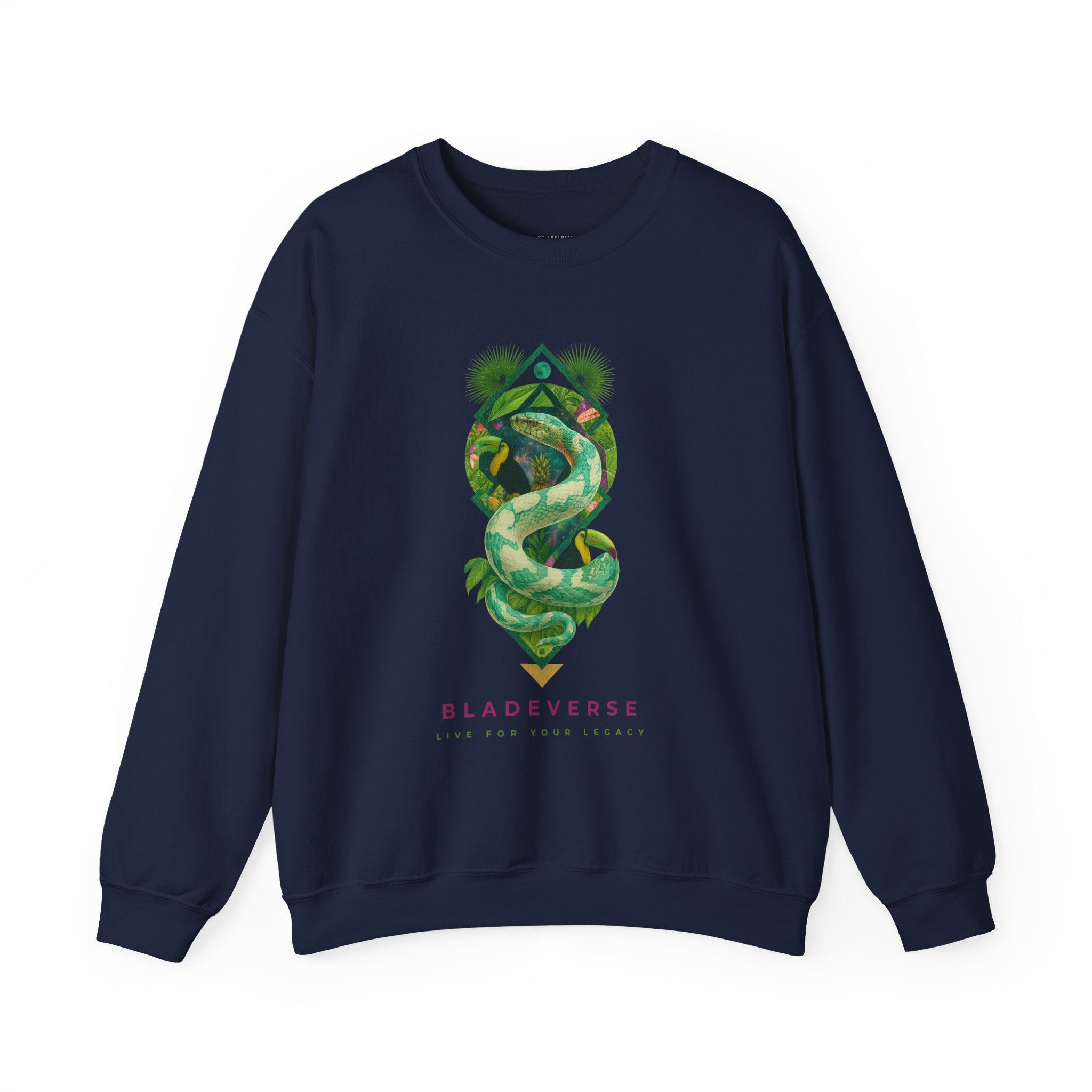 Galactic Snake Unisex Crewneck Sweater