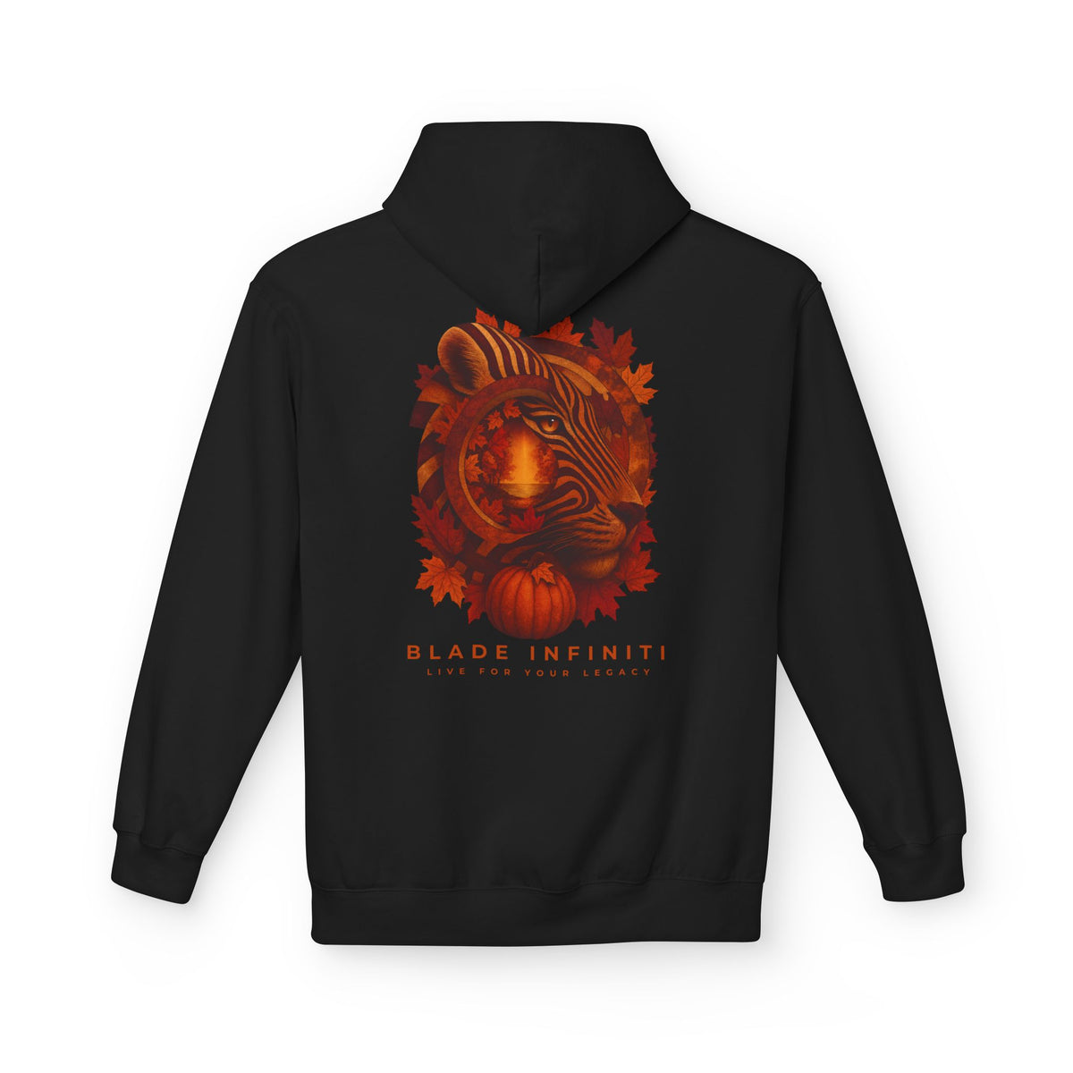 Safari Bloom Tiger Fall Hoodie