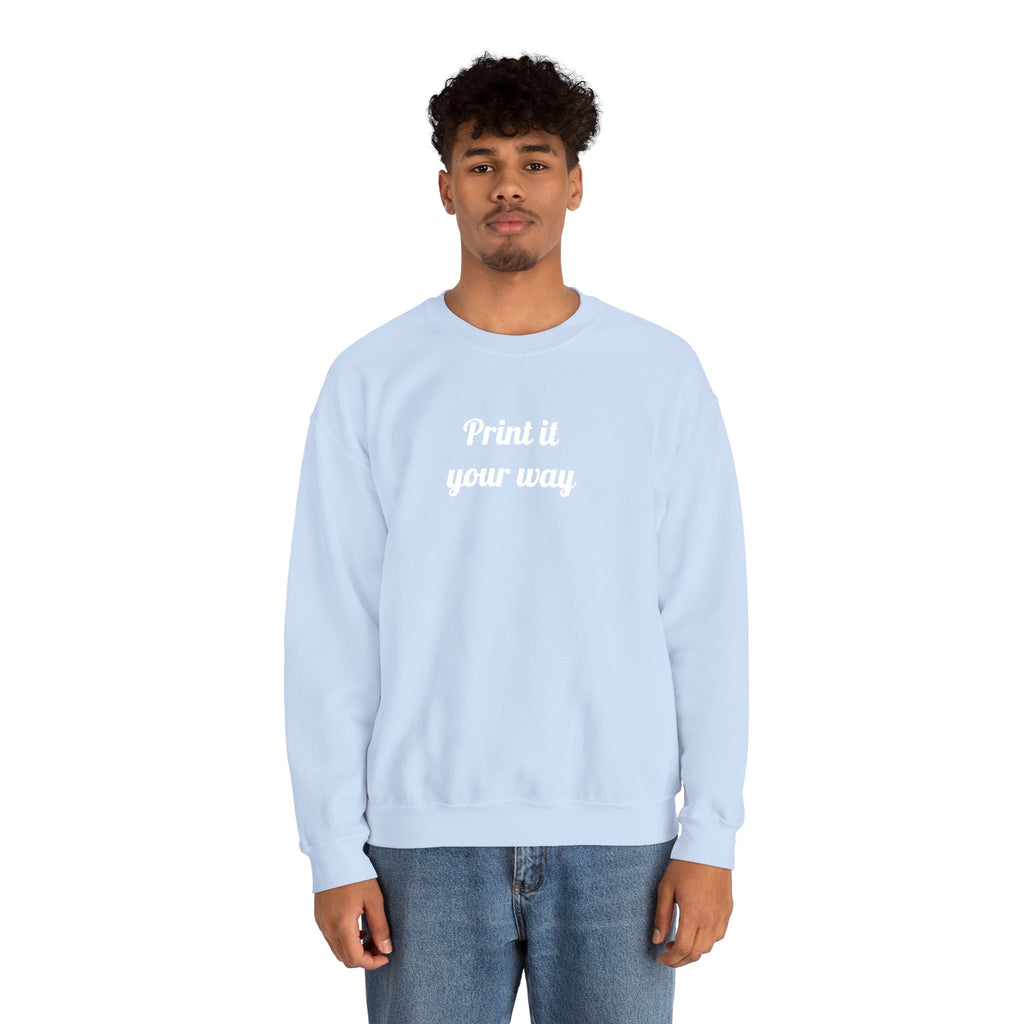 Embroidery Personalization - Unisex Crewneck Sweater (Make It Yours)