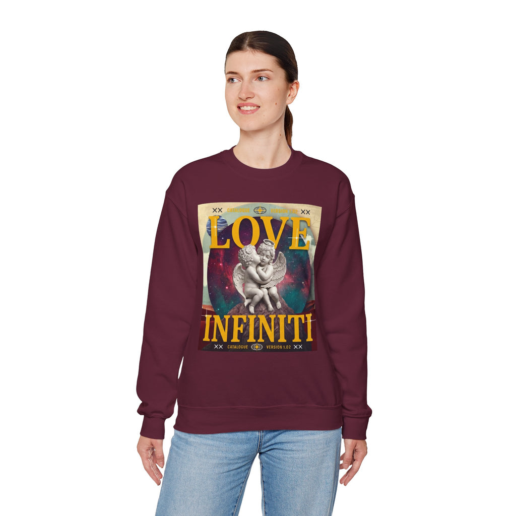 Celestial Love, Infiniti Unisex Crewneck Sweater