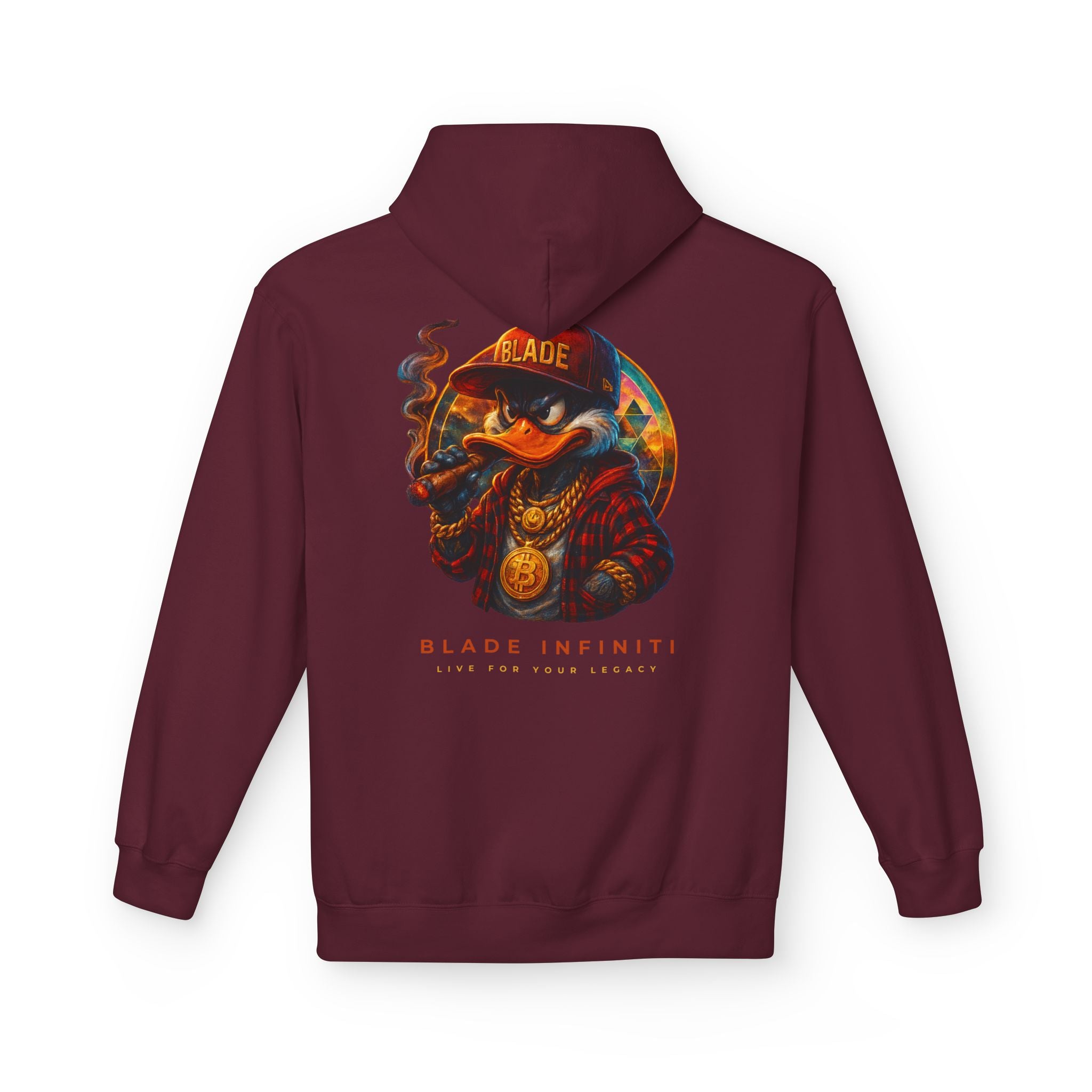 Bladeverse Galactic Weed/Pot Duck Hoodie