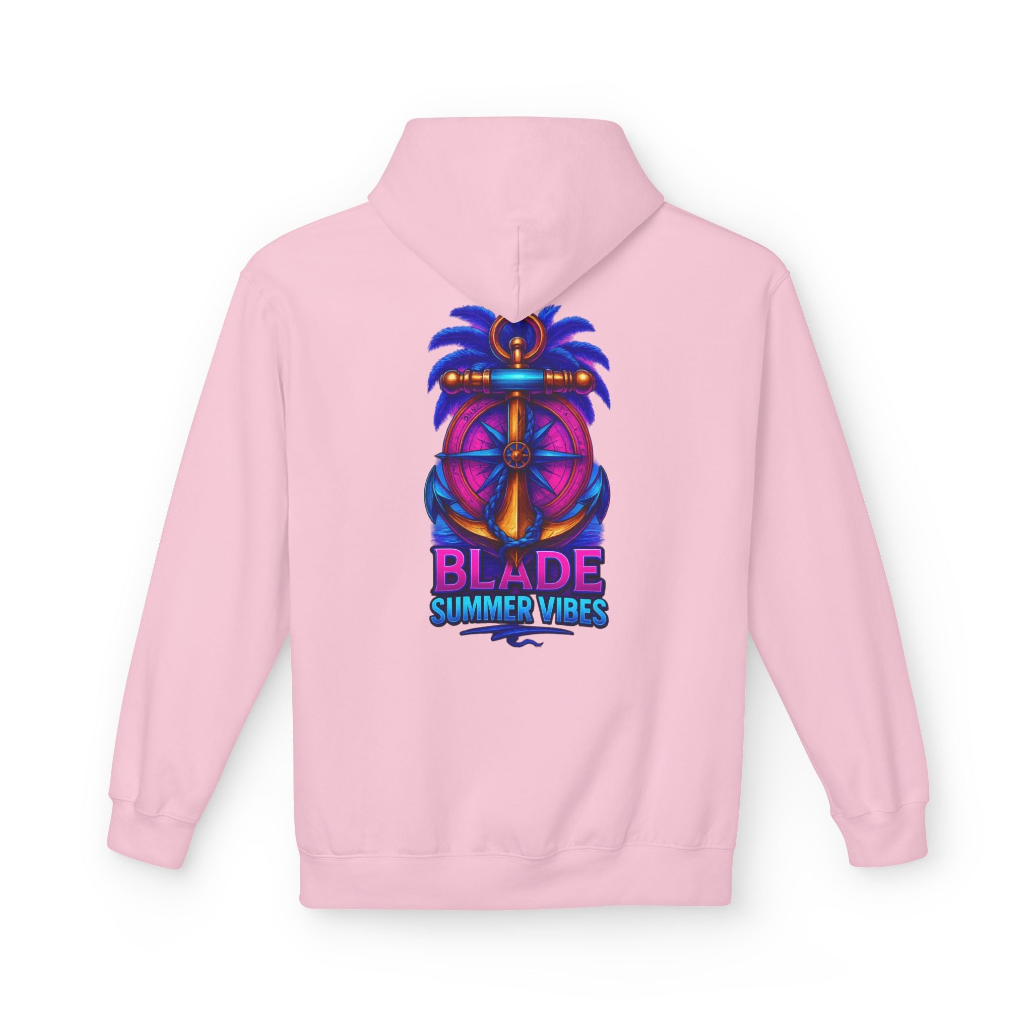 Anchor/Compass Pink/Blue Hoodie