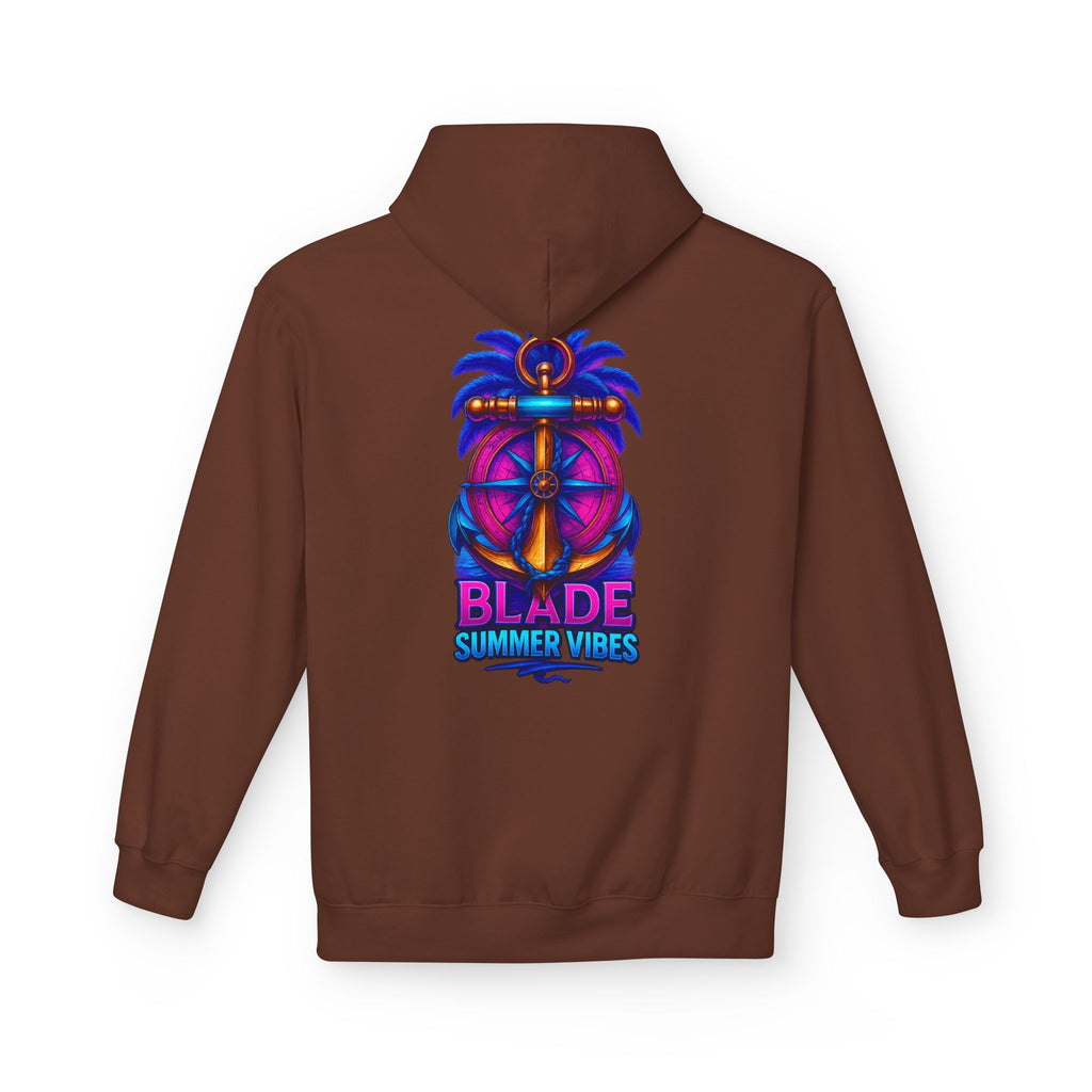 Anchor/Compass Pink/Blue Hoodie