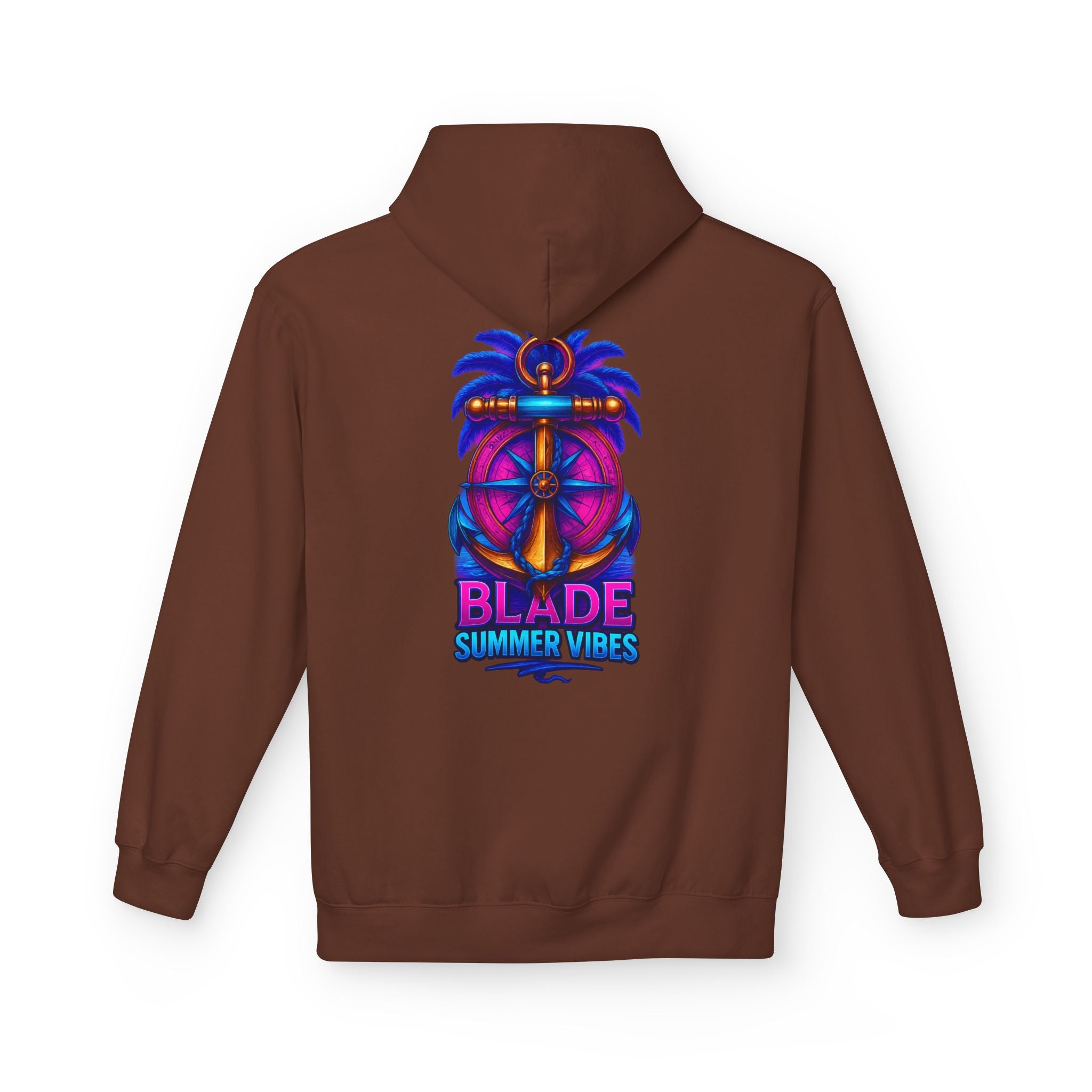 Anchor/Compass Pink/Blue Hoodie